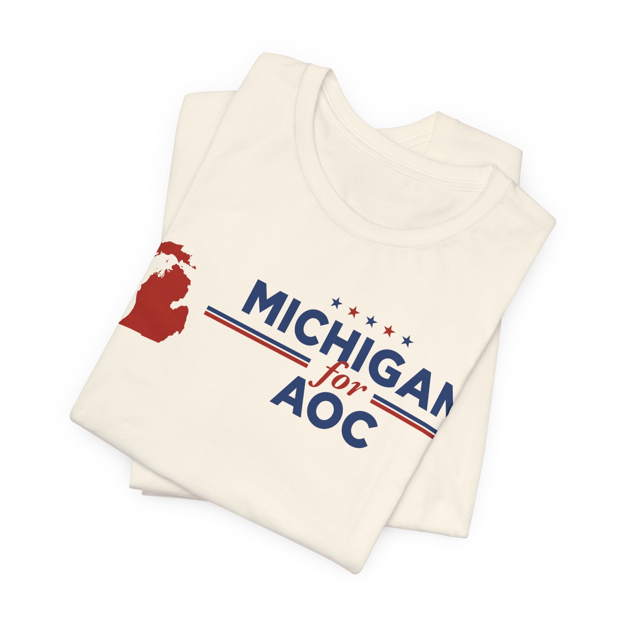 Michigan for AOC for President Campaign T-Shirt 2028