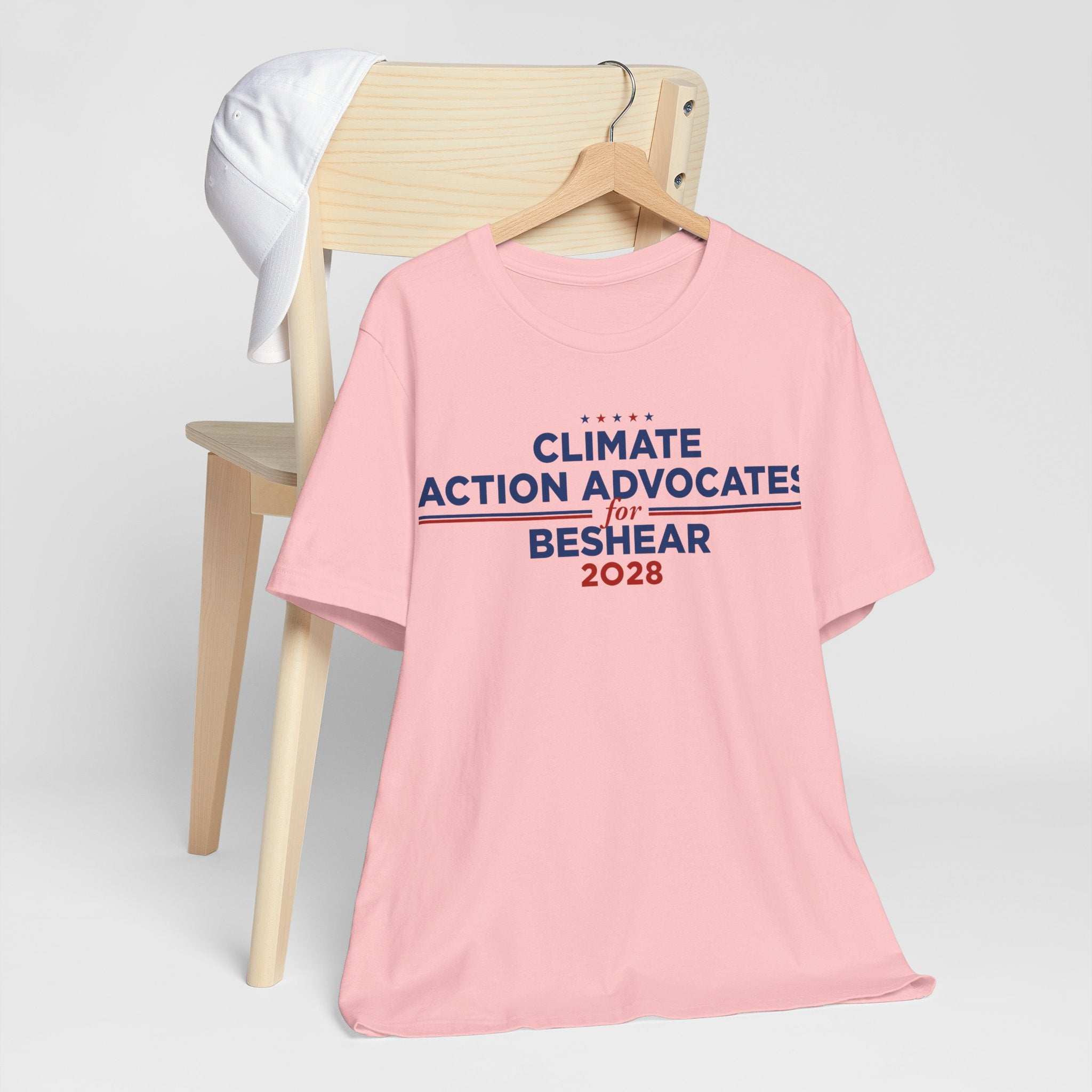 Climate Action Advocates for Beshear 2028 T-Shirt | Bella+Canvas 3001 Political Graphic Tee