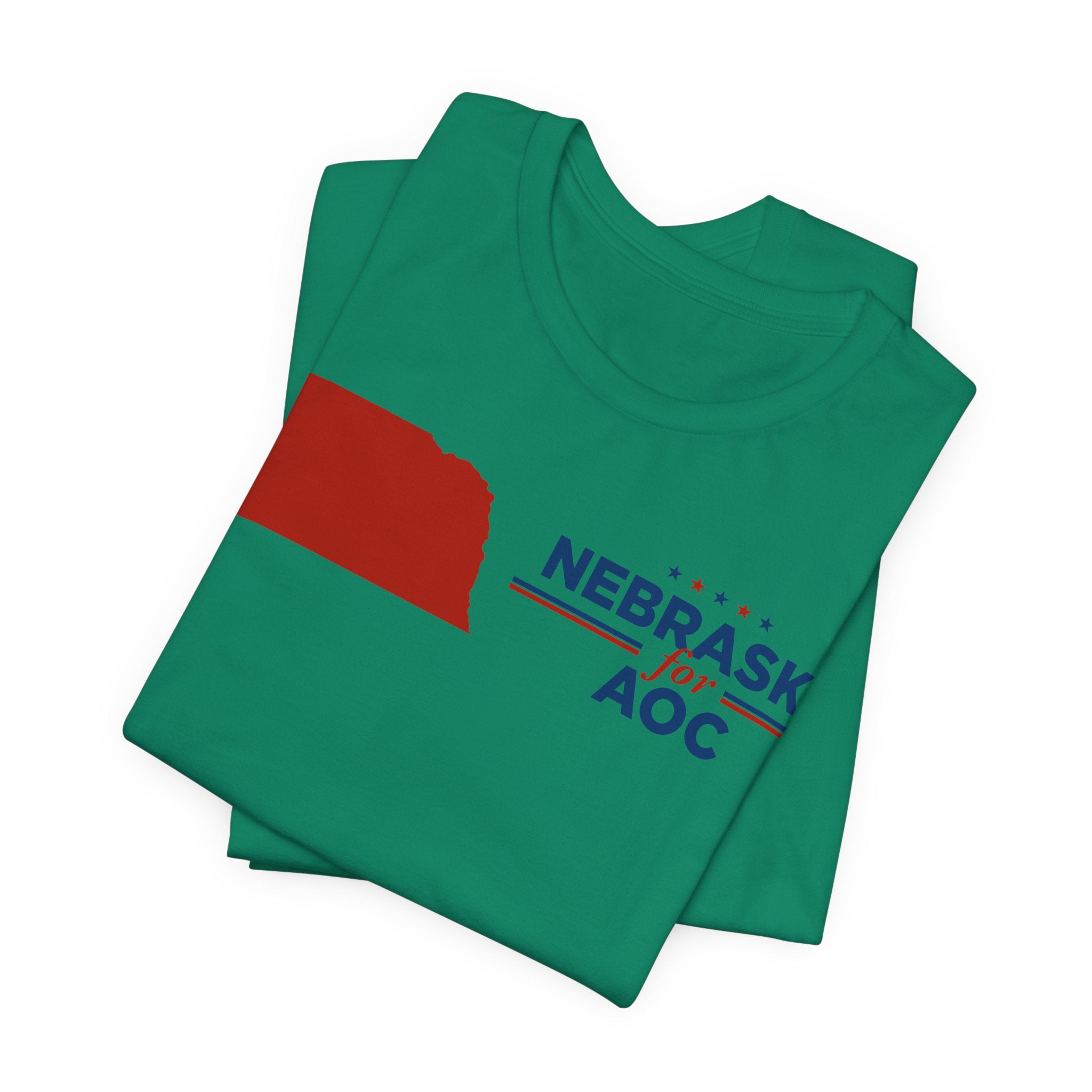 Nebraska for AOC for President Campaign T-Shirt 2028