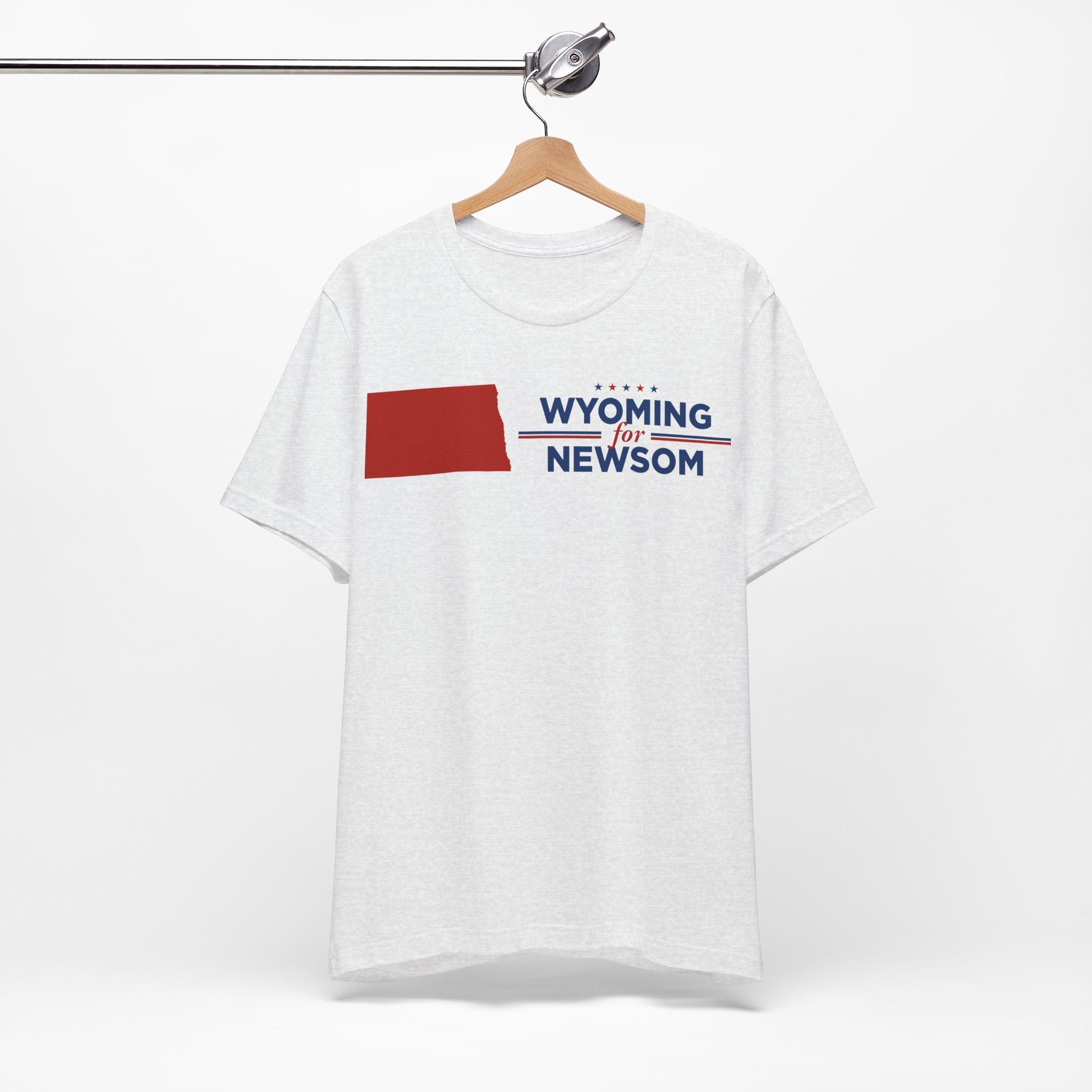 Wyoming for Gavin Newsom for President Campaign T-Shirt 2028