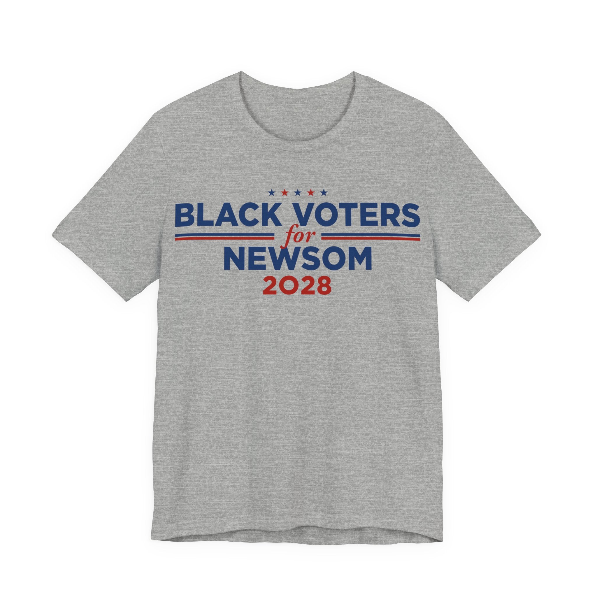 Black Voters for Gavin Newsom Campaign T-Shirt for President 2028