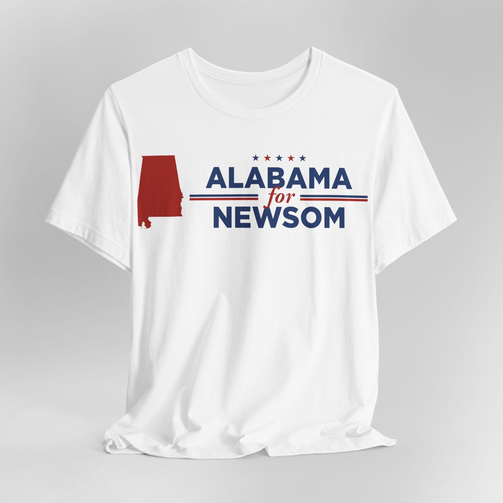Alabama for Gavin Newsom for President Campaign T-Shirt 2028