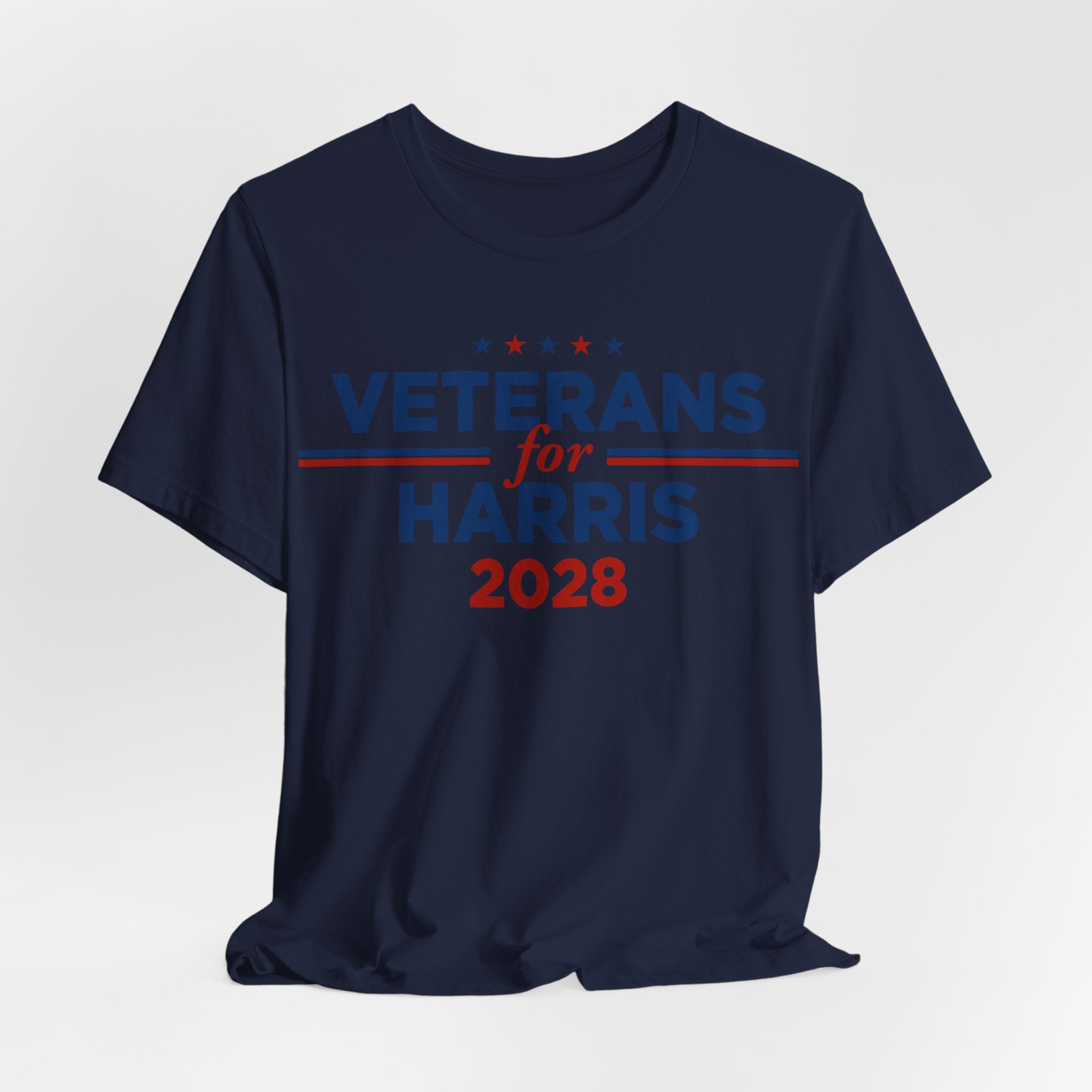 Veterans for Kamala Harris for President Campaign T-Shirt 2028
