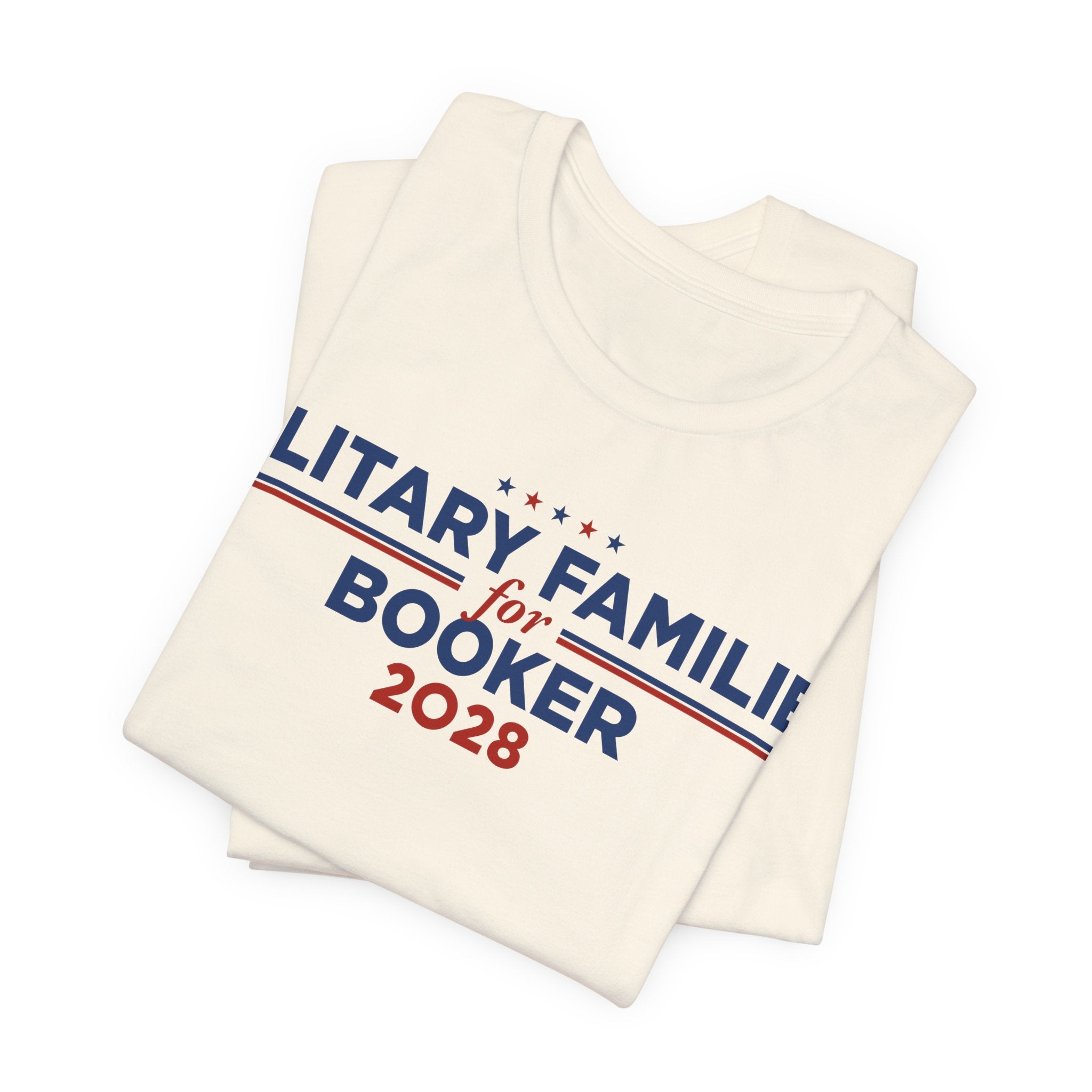 Military Families for Cory Booker for President Campaign T-Shirt 2028