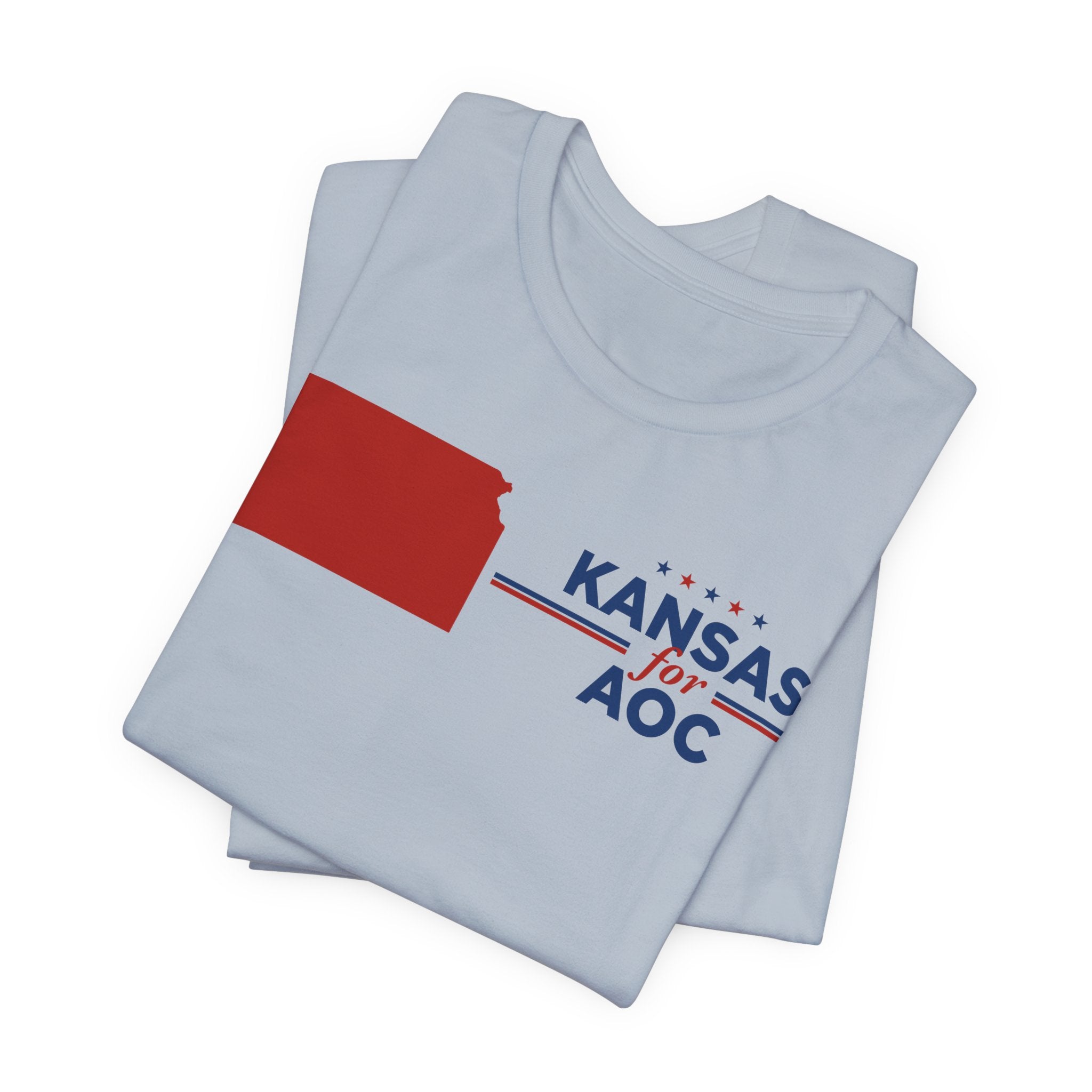 Kansas for AOC for President Campaign T-Shirt 2028