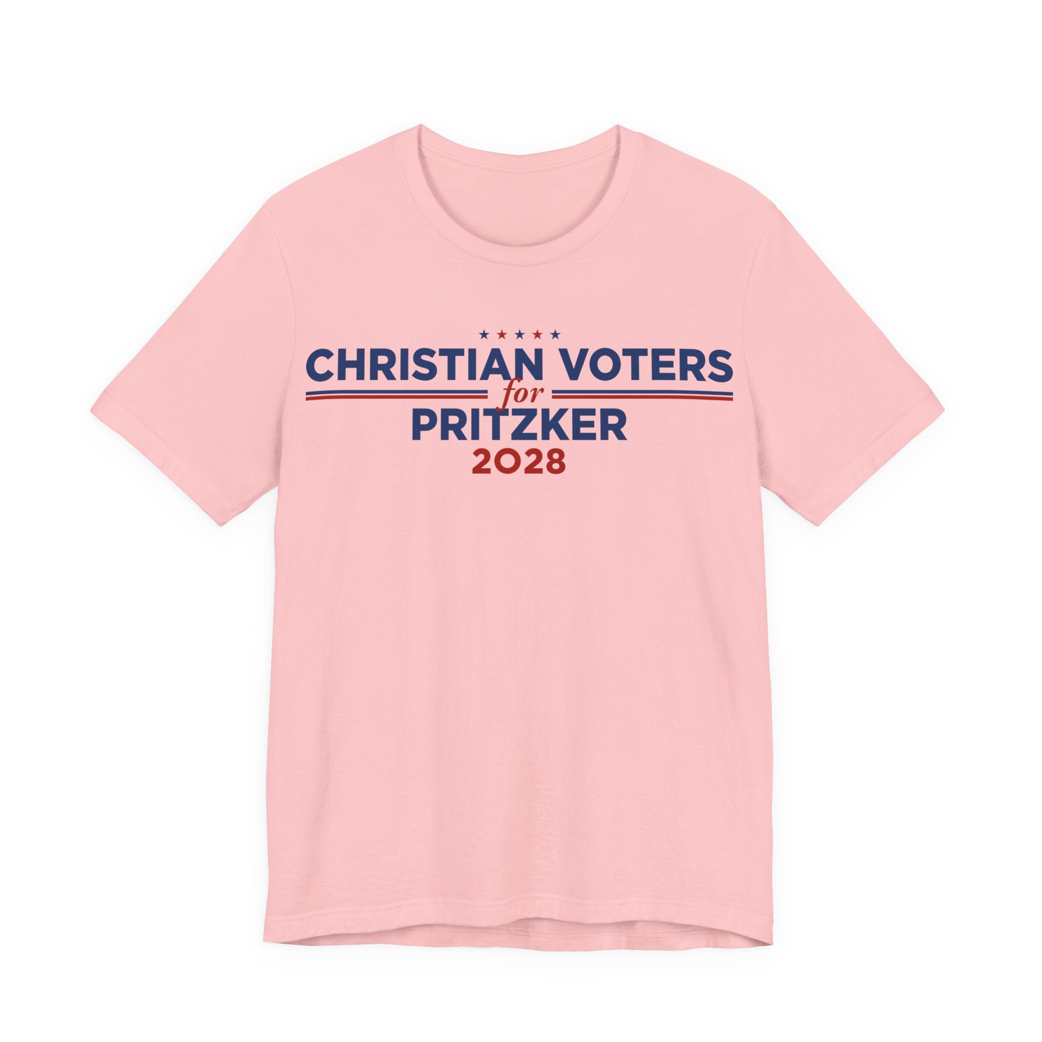 Christian Voters for J.B. Pritzker for President Campaign T-Shirt 2028