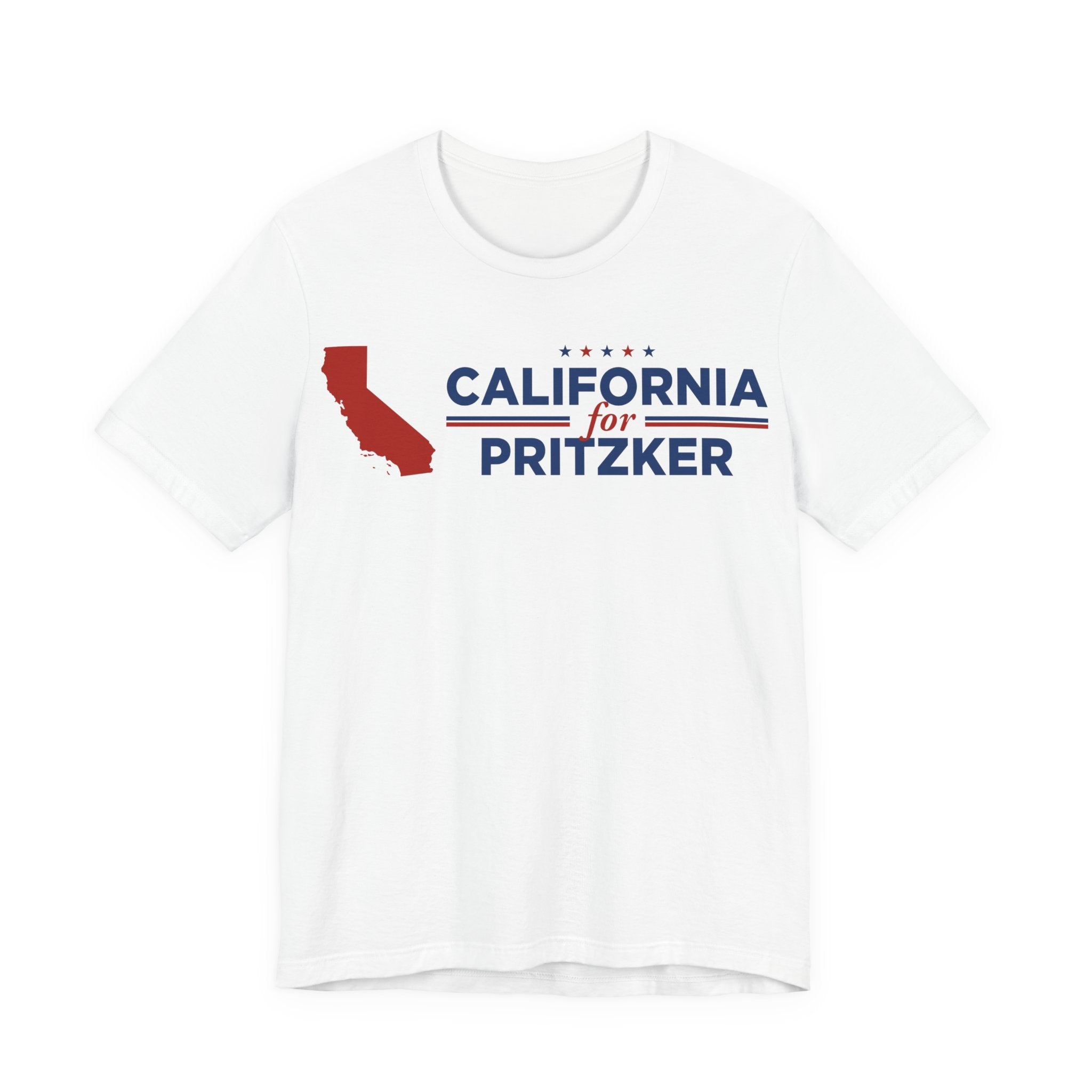 California for J.B. Pritzker for President Campaign T-Shirt 2028
