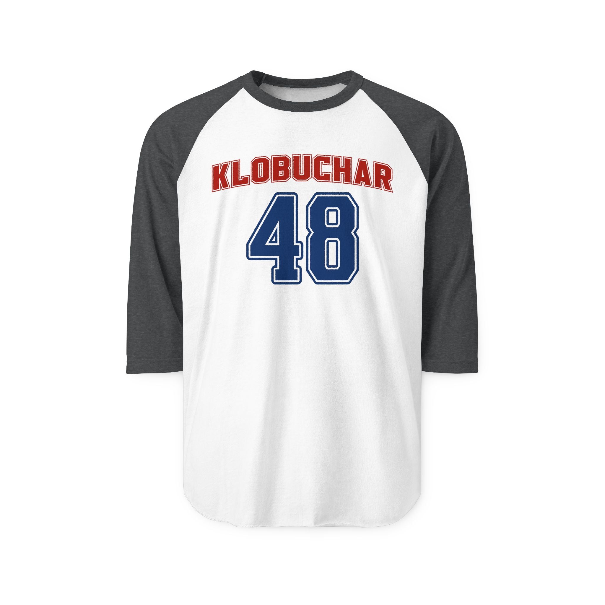 Team Amy Klobuchar - 48th President Vintage Varsity Baseball T-Shirt