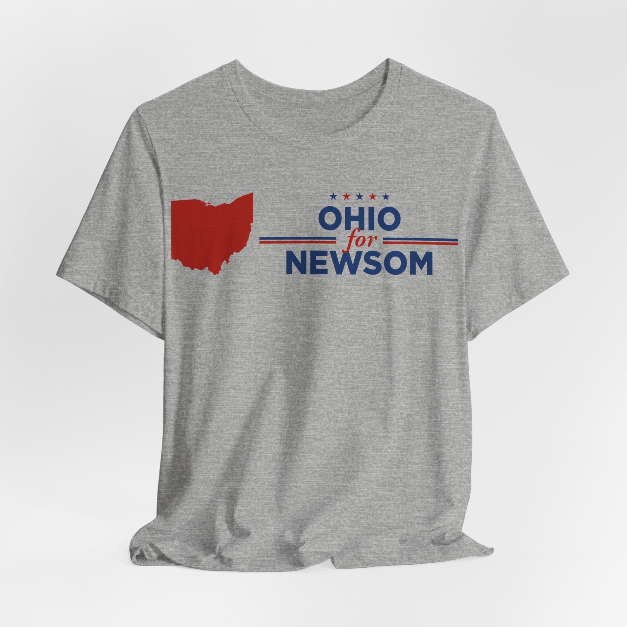 Ohio for Gavin Newsom for President Campaign T-Shirt 2028