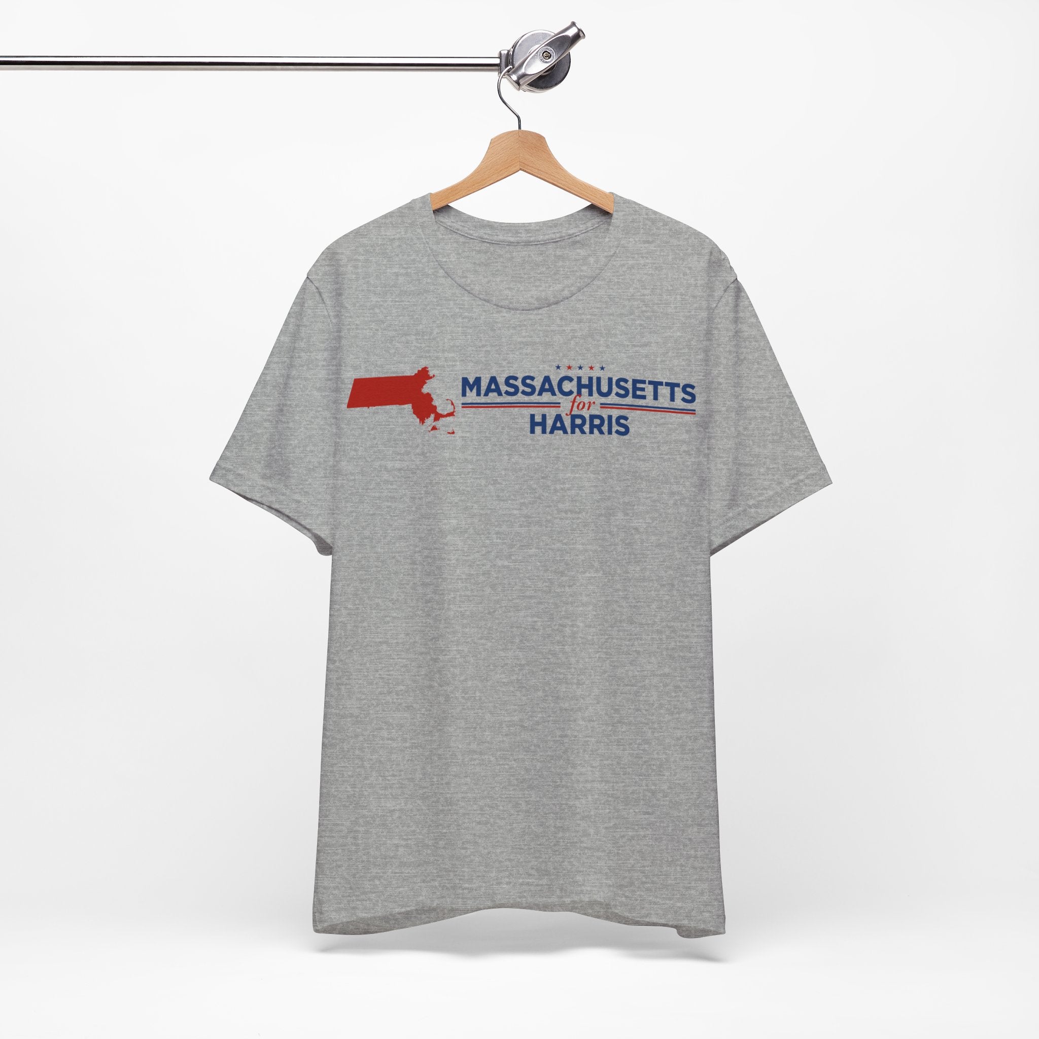 Massachusetts for Kamala Harris for President Campaign T-Shirt 2028