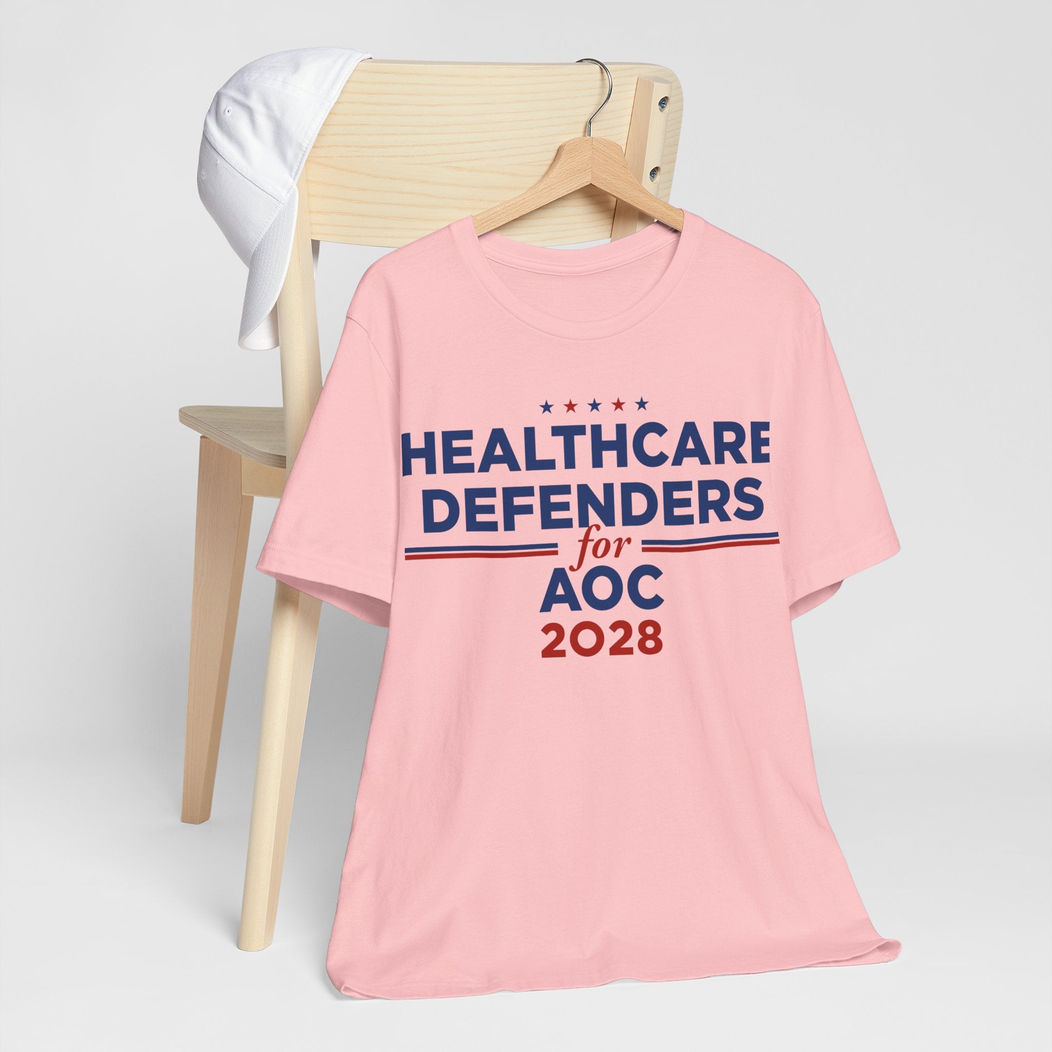 Healthcare Defenders for AOC for President Campaign T-Shirt 2028