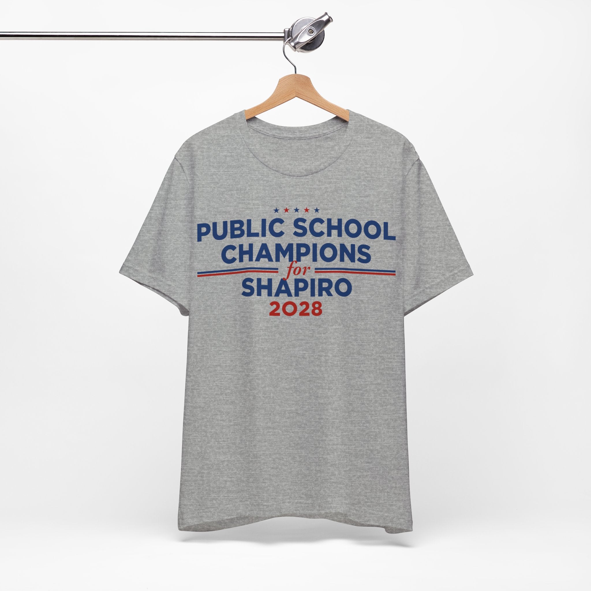 Public School Champions for Josh Shapiro for President Campaign T-Shirt 2028
