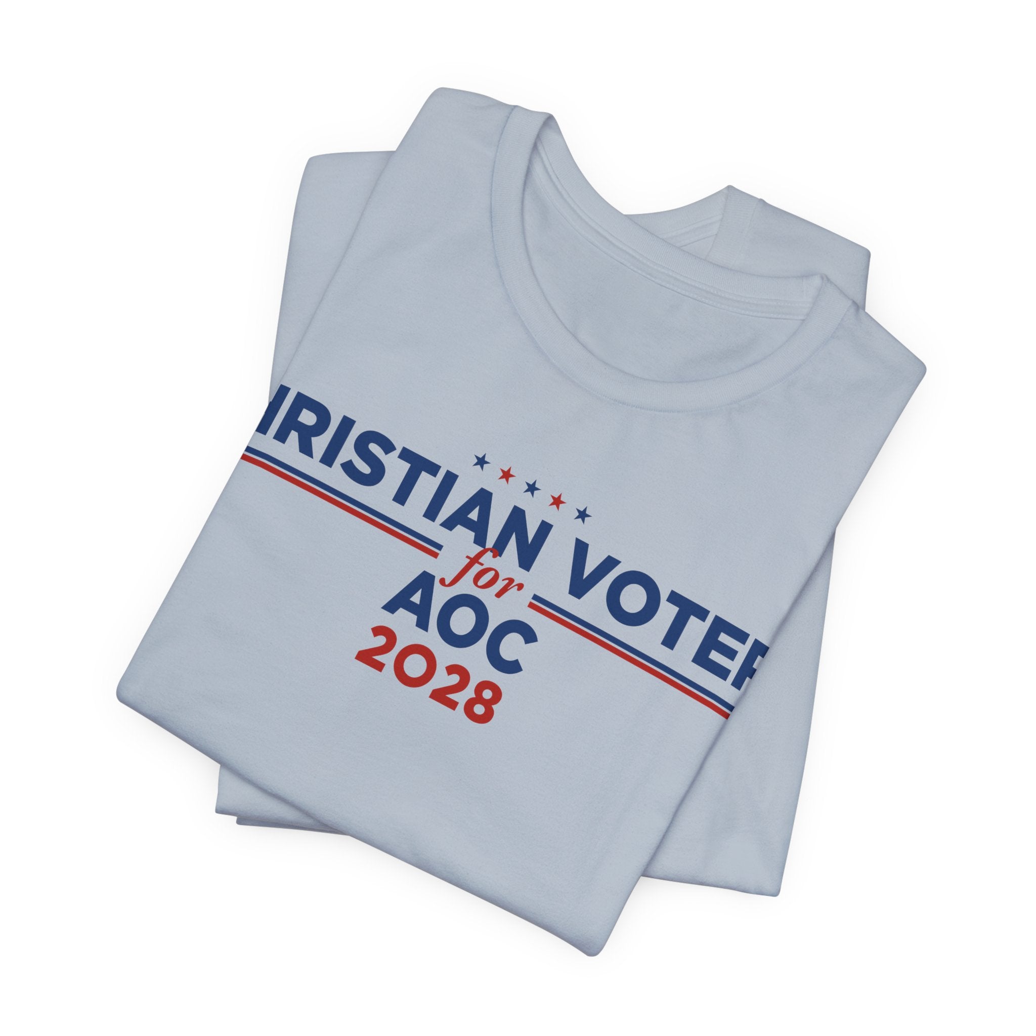 Christian Voters for AOC for President Campaign T-Shirt 2028