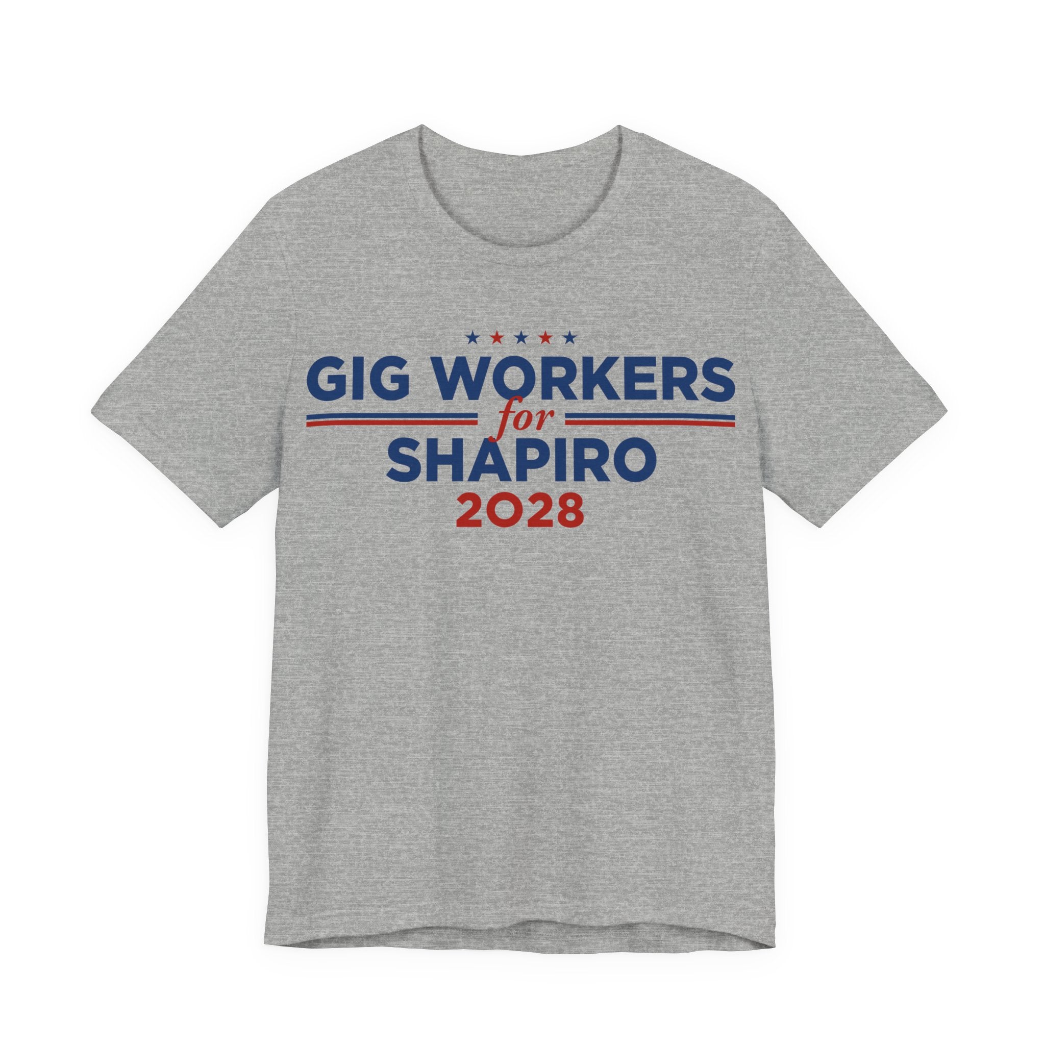Gig Workers for Josh Shapiro for President Campaign T-Shirt 2028