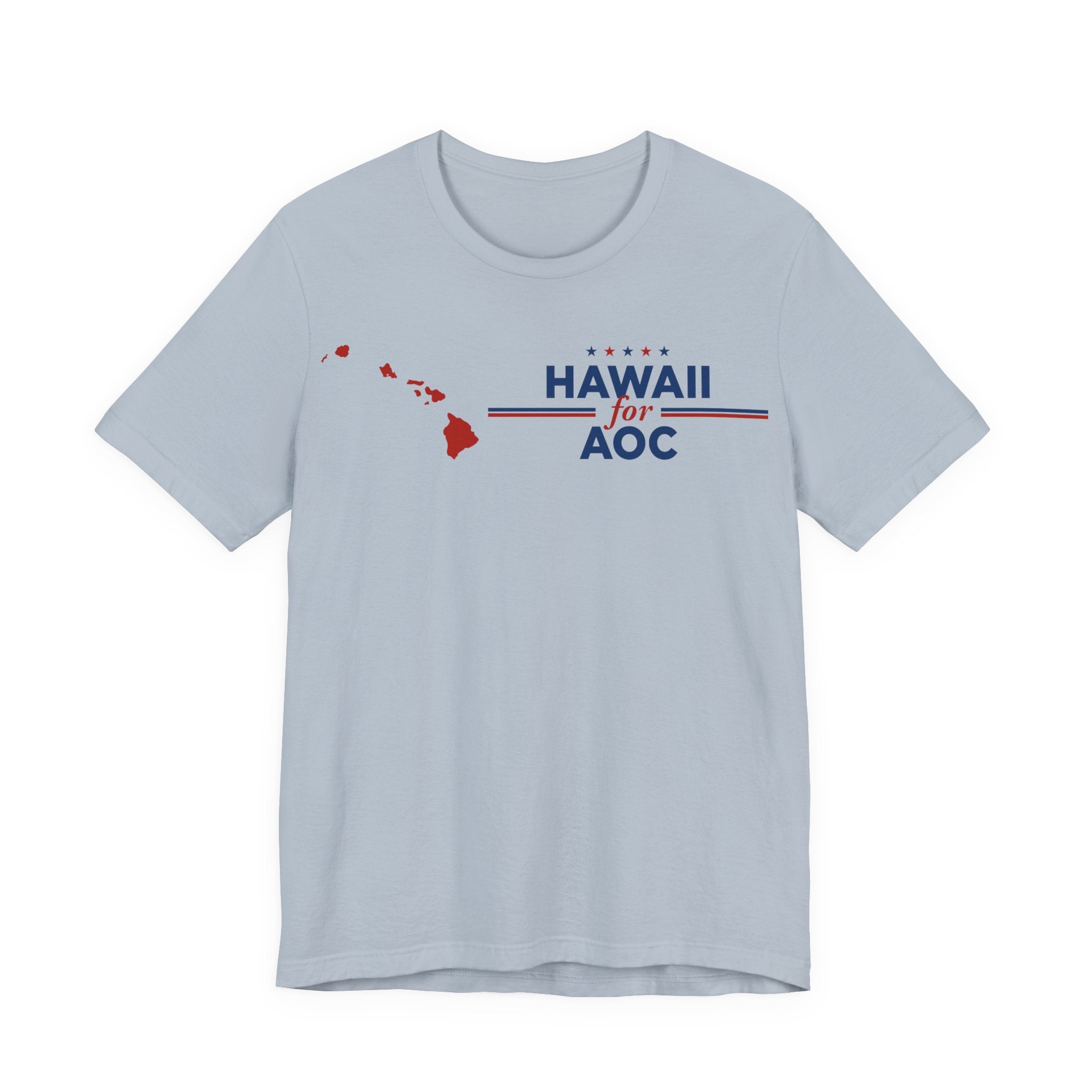 Hawaii for AOC for President Campaign T-Shirt 2028