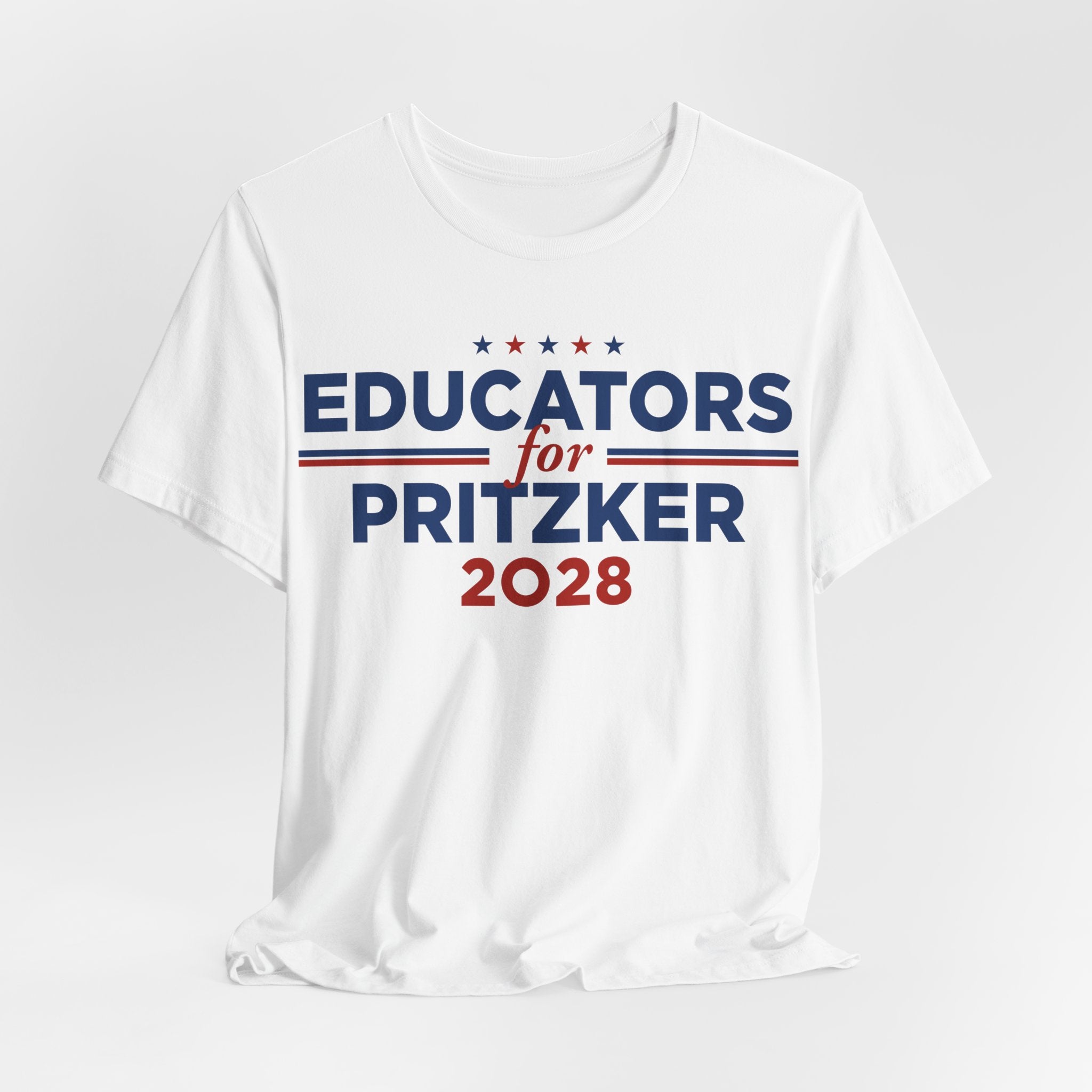 Educators for J.B. Pritzker for President Campaign T-Shirt 2028
