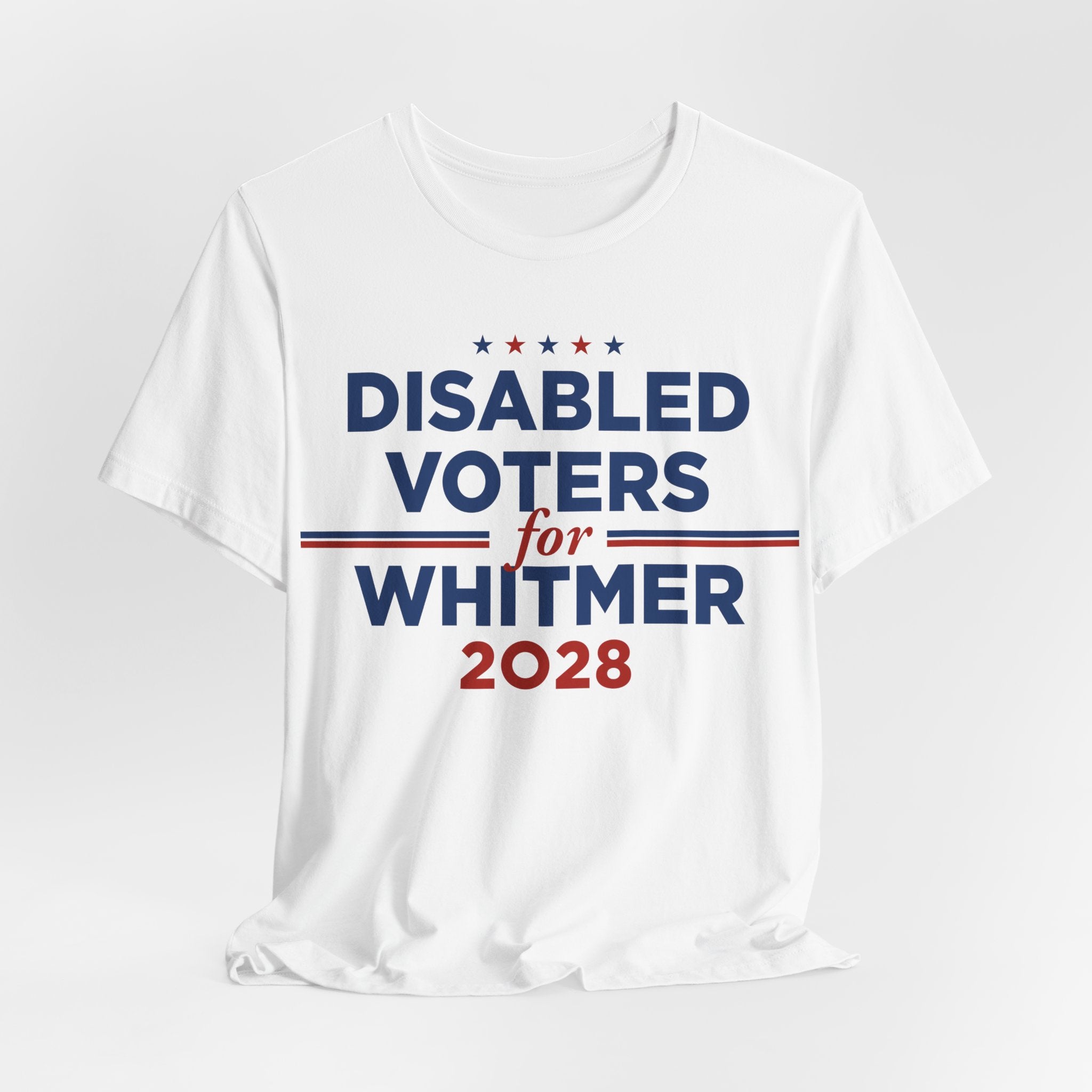 Disabled Voters for Gretchen Whitmer for President Campaign T-Shirt 2028