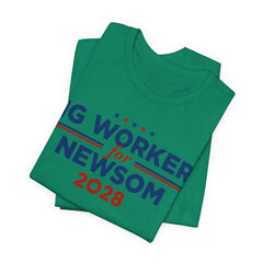 Gig Workers for Gavin Newsom for President Campaign T-Shirt 2028