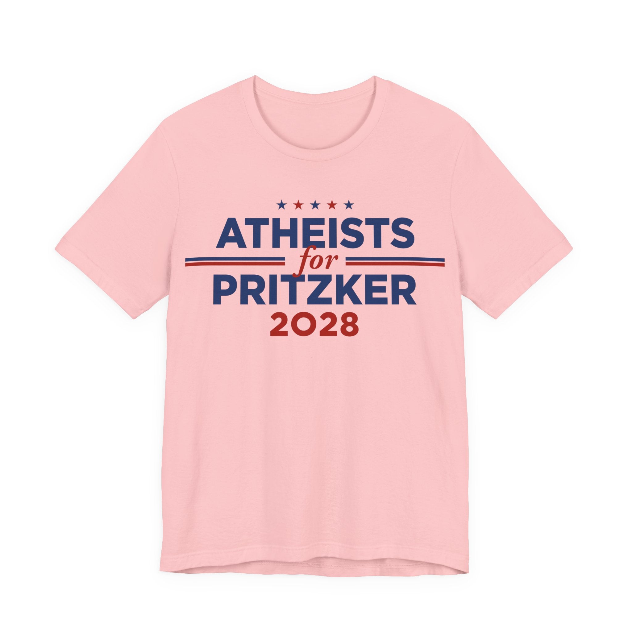 Atheists for J.B. Pritzker for President Campaign T-Shirt 2028