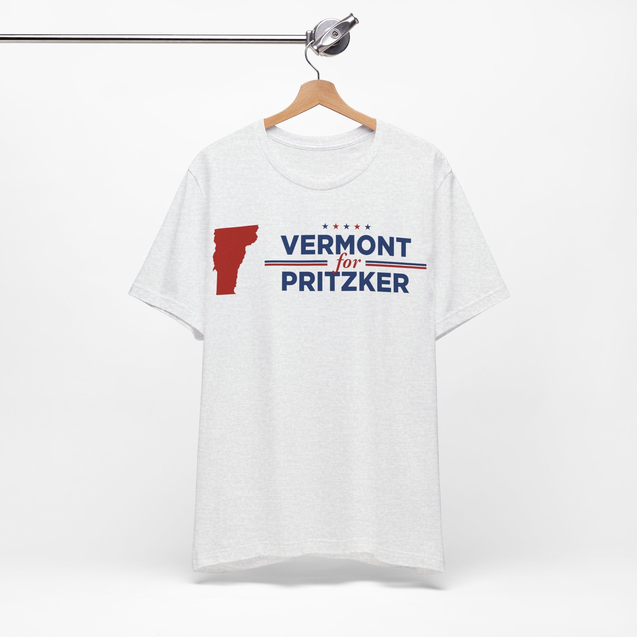 Vermont for J.B. Pritzker for President Campaign T-Shirt 2028