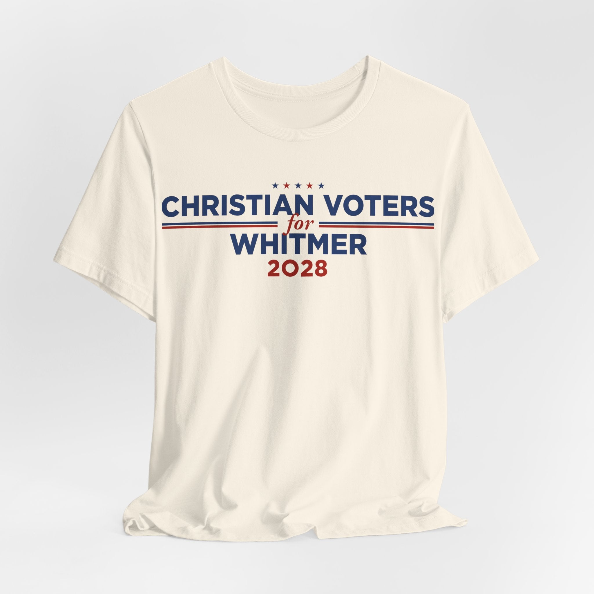 Christian Voters for Gretchen Whitmer for President Campaign T-Shirt 2028