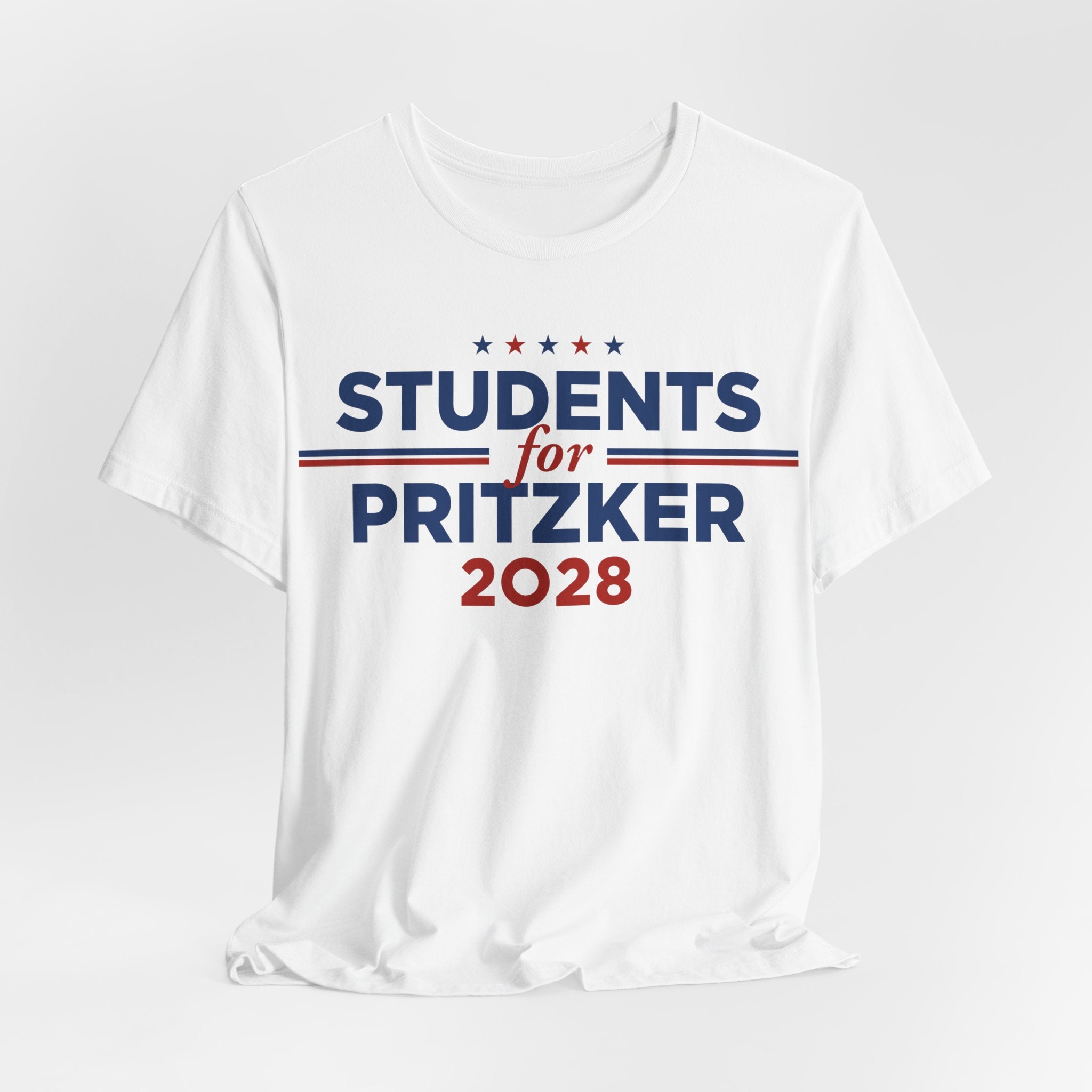 Students for J.B. Pritzker for President Campaign T-Shirt 2028