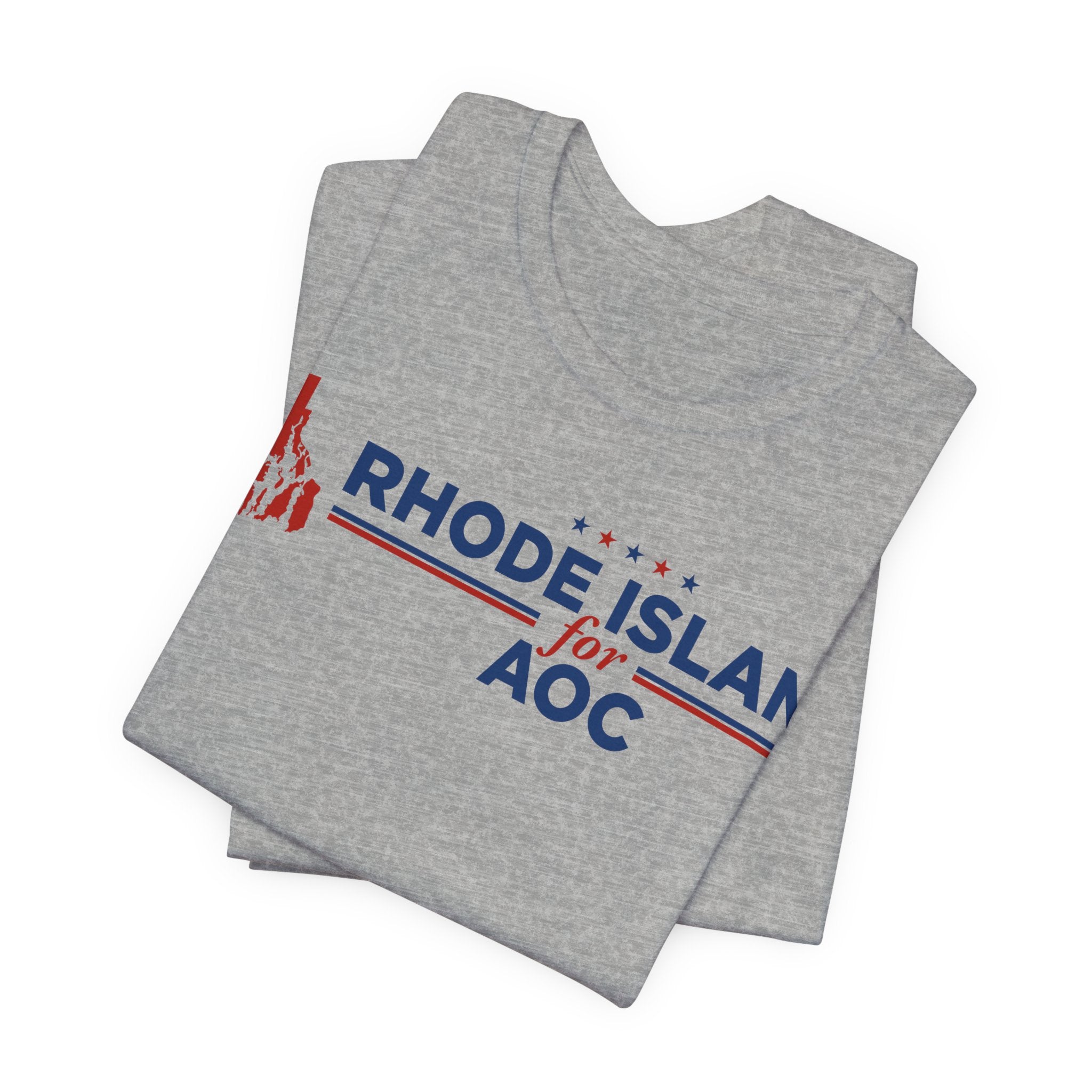 Rhode Island for AOC for President Campaign T-Shirt 2028
