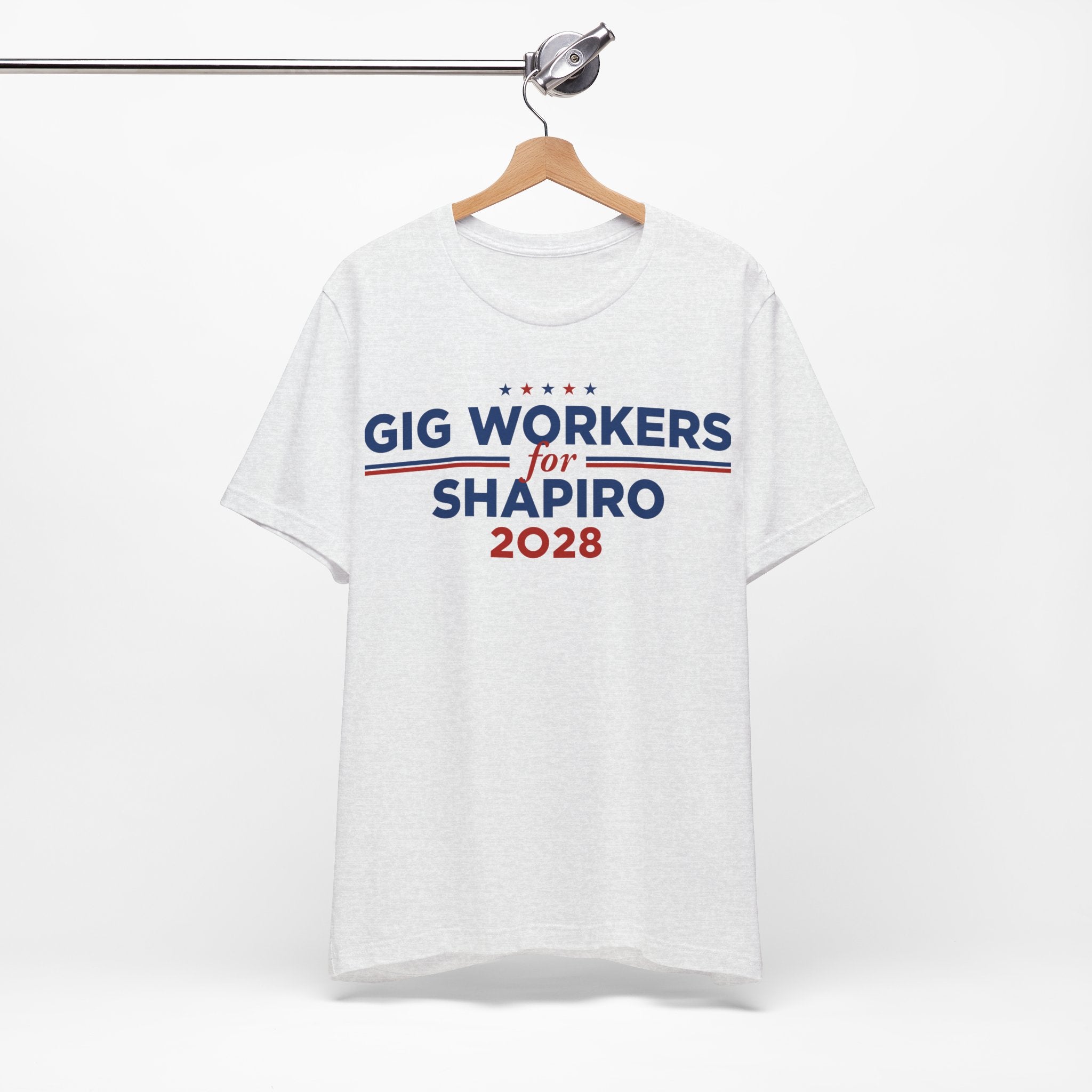 Gig Workers for Josh Shapiro for President Campaign T-Shirt 2028