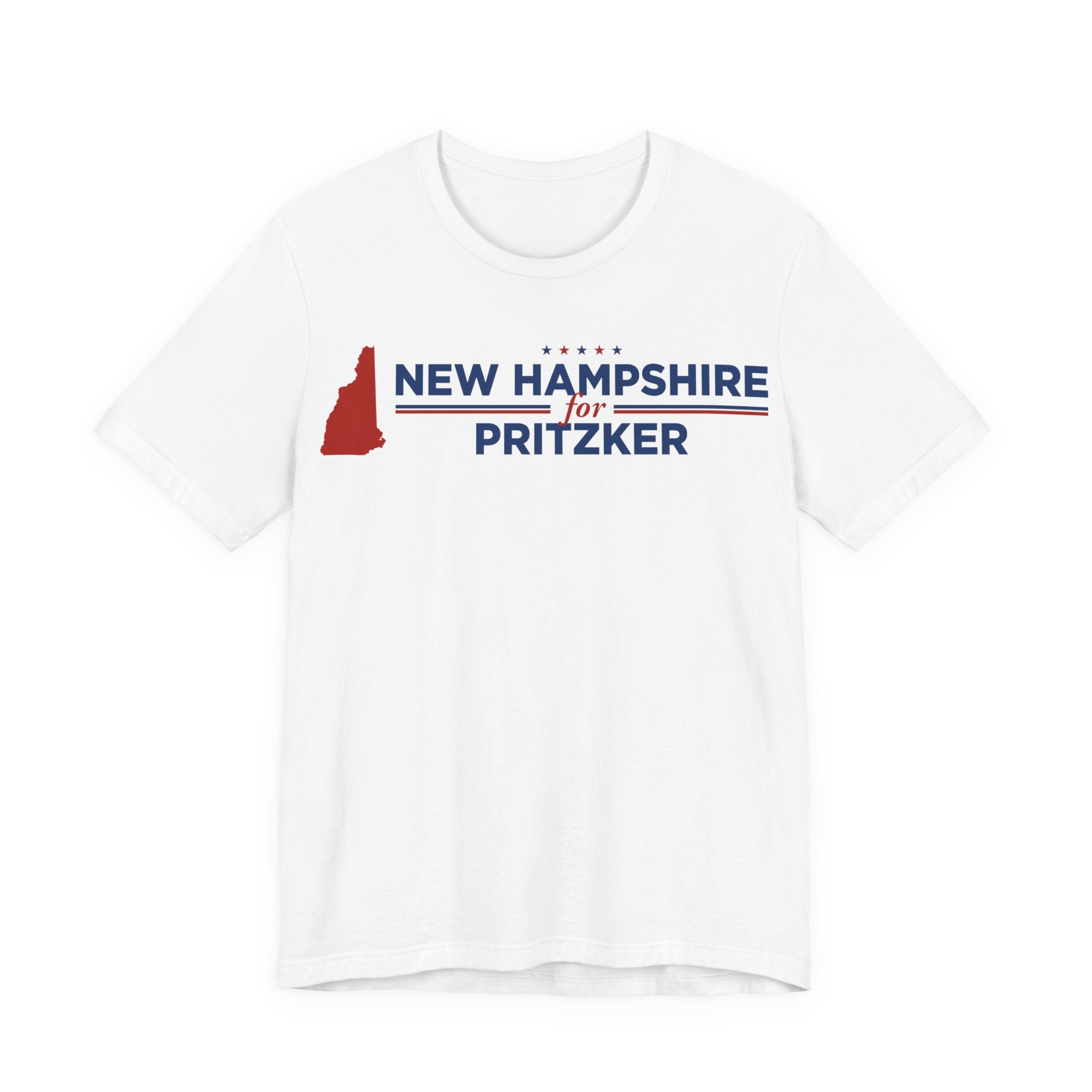 New Hampshire for J.B. Pritzker for President Campaign T-Shirt 2028
