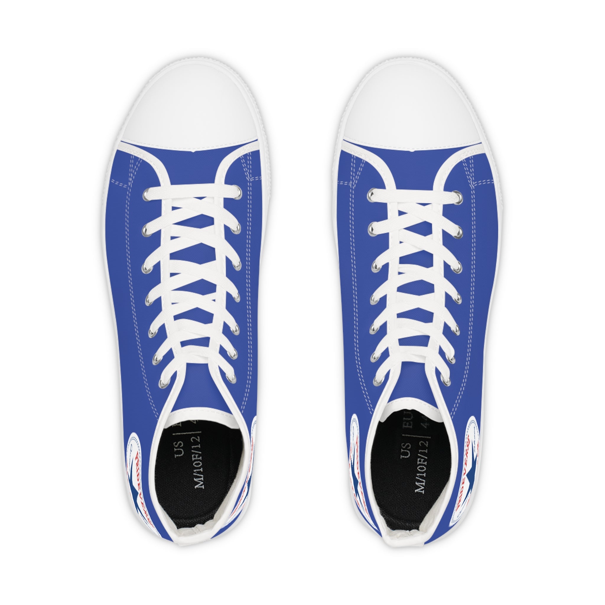 Blue Prideverse Men's High Top Sneakers