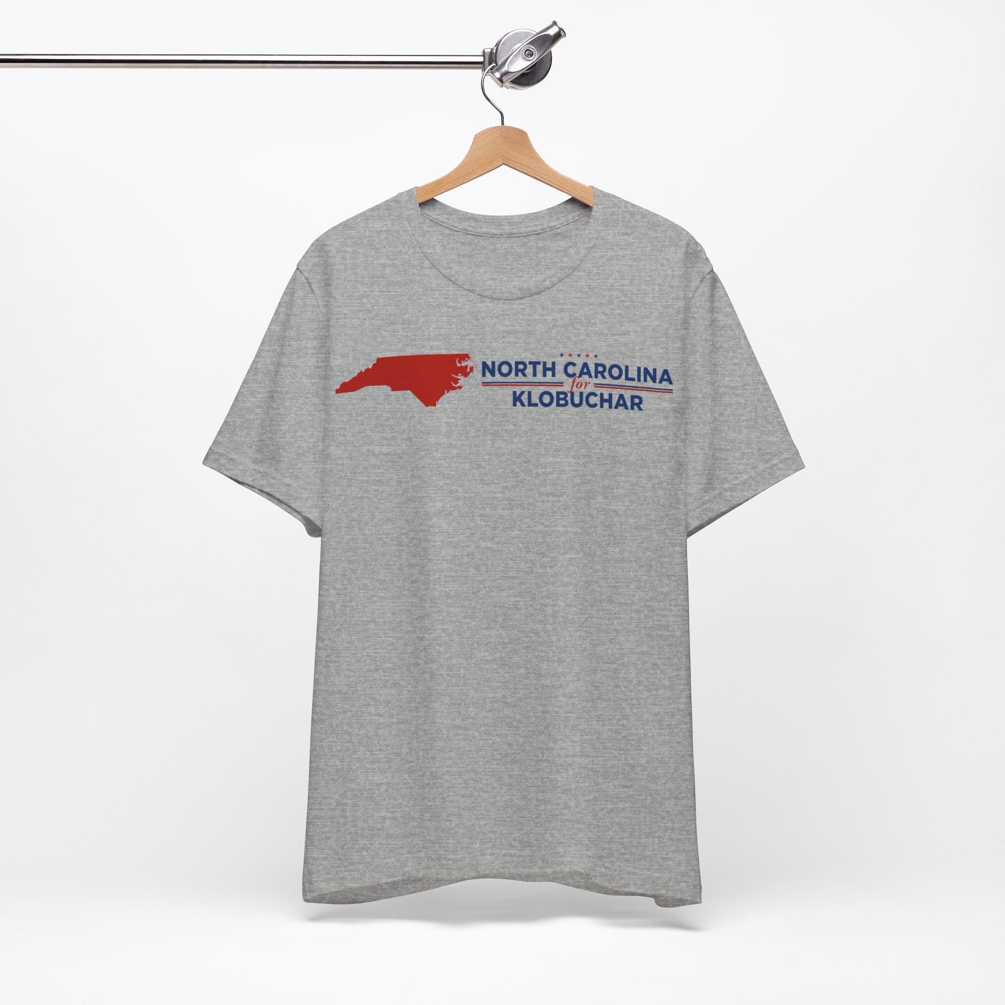 North Carolina for Amy Klobuchar for President Campaign T-Shirt 2028