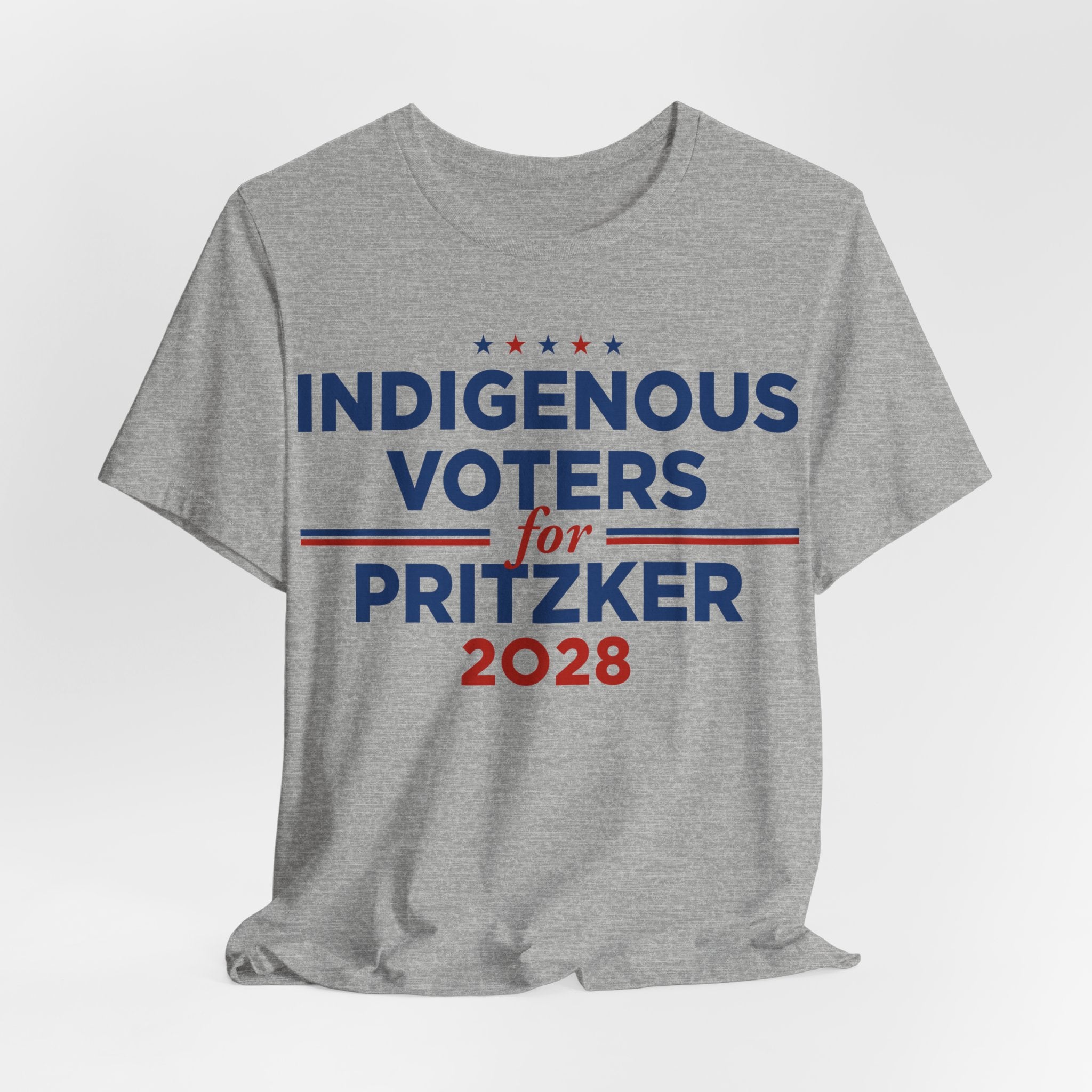 Indigenous Voters / Native Americans for J.B. Pritzker for President Campaign T-Shirt 2028