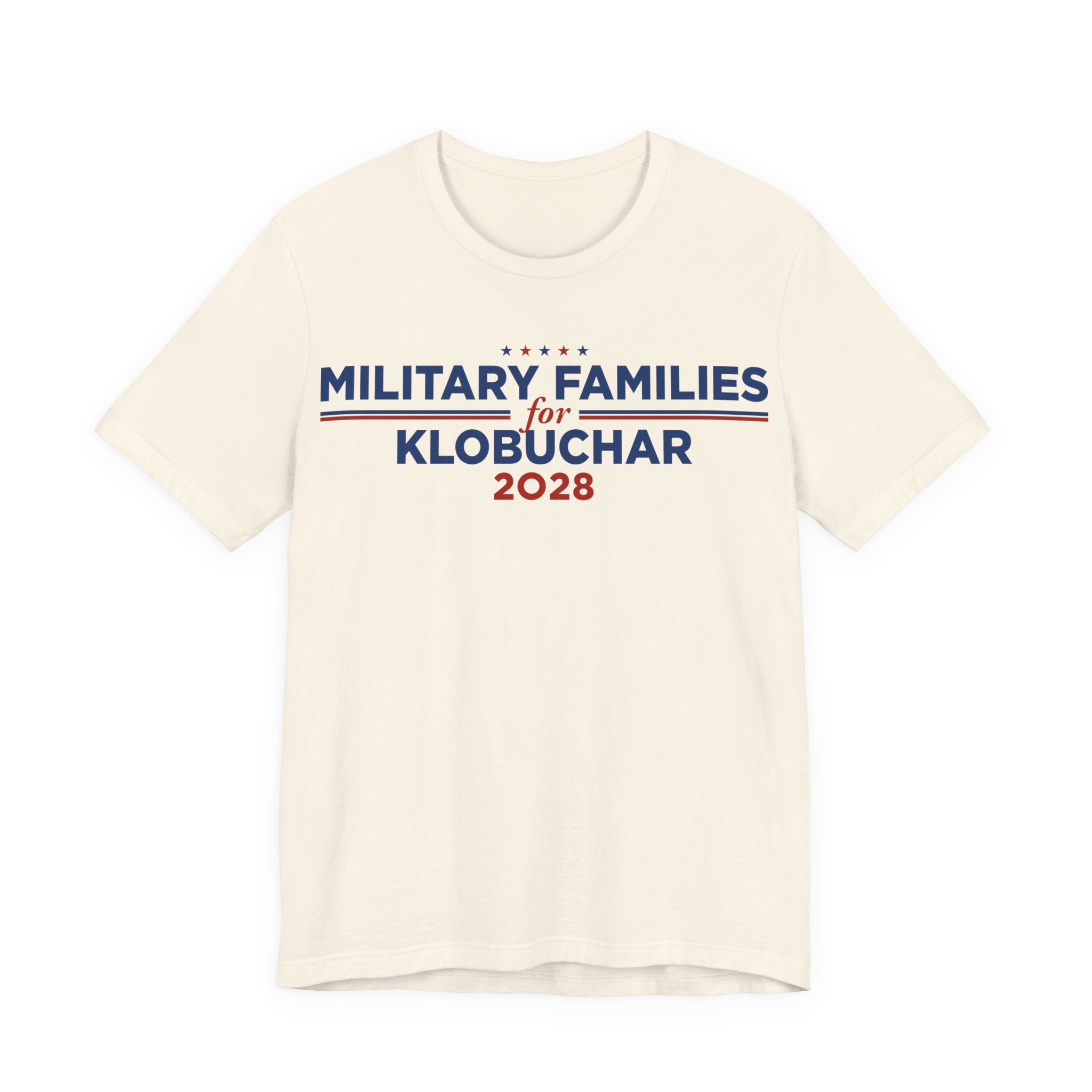 Military Families for Amy Klobuchar for President Campaign T-Shirt 2028