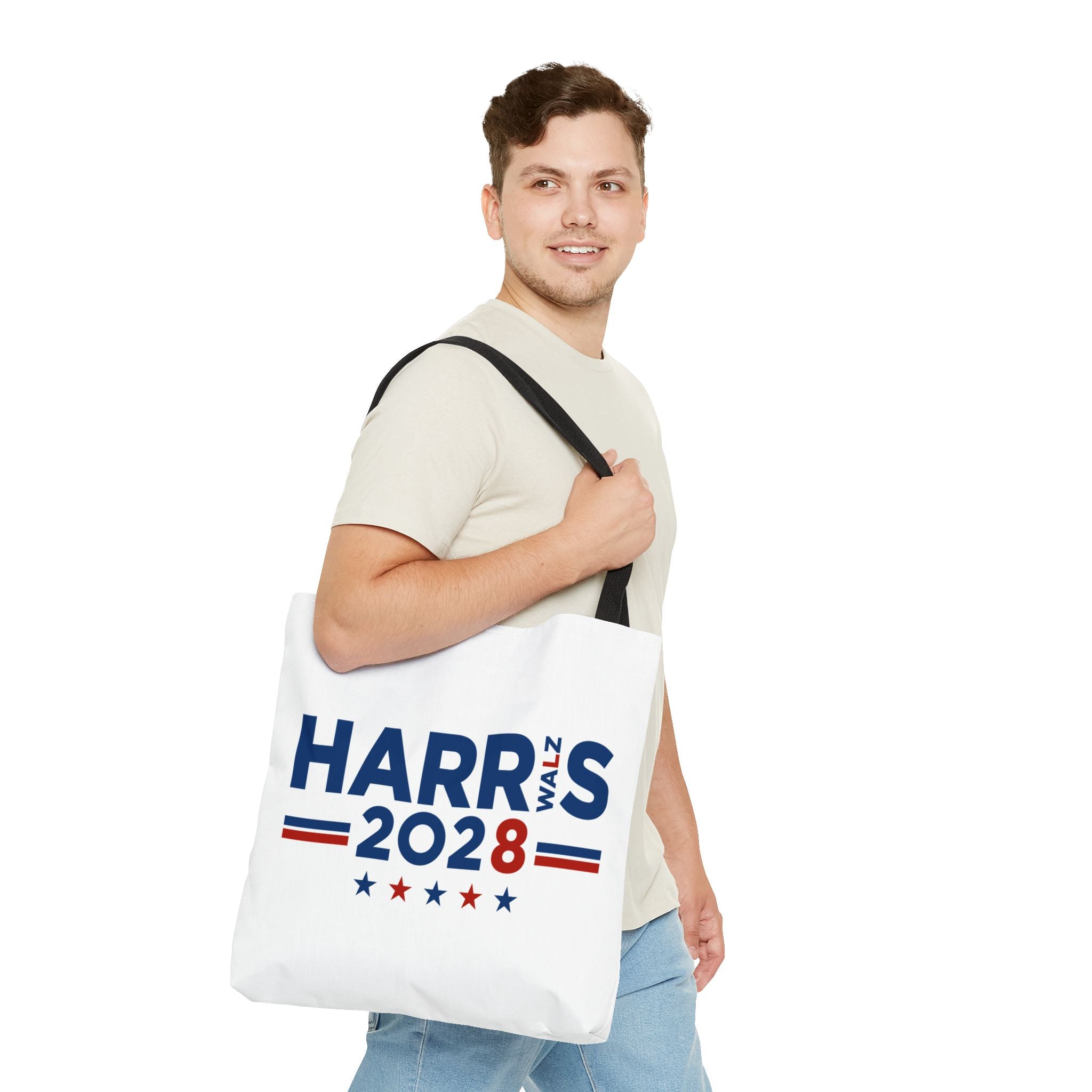 Kamala Harris Tim Walz 2028 Campaign Tote Bag – Political Election Support Grocery/Everyday Tote
