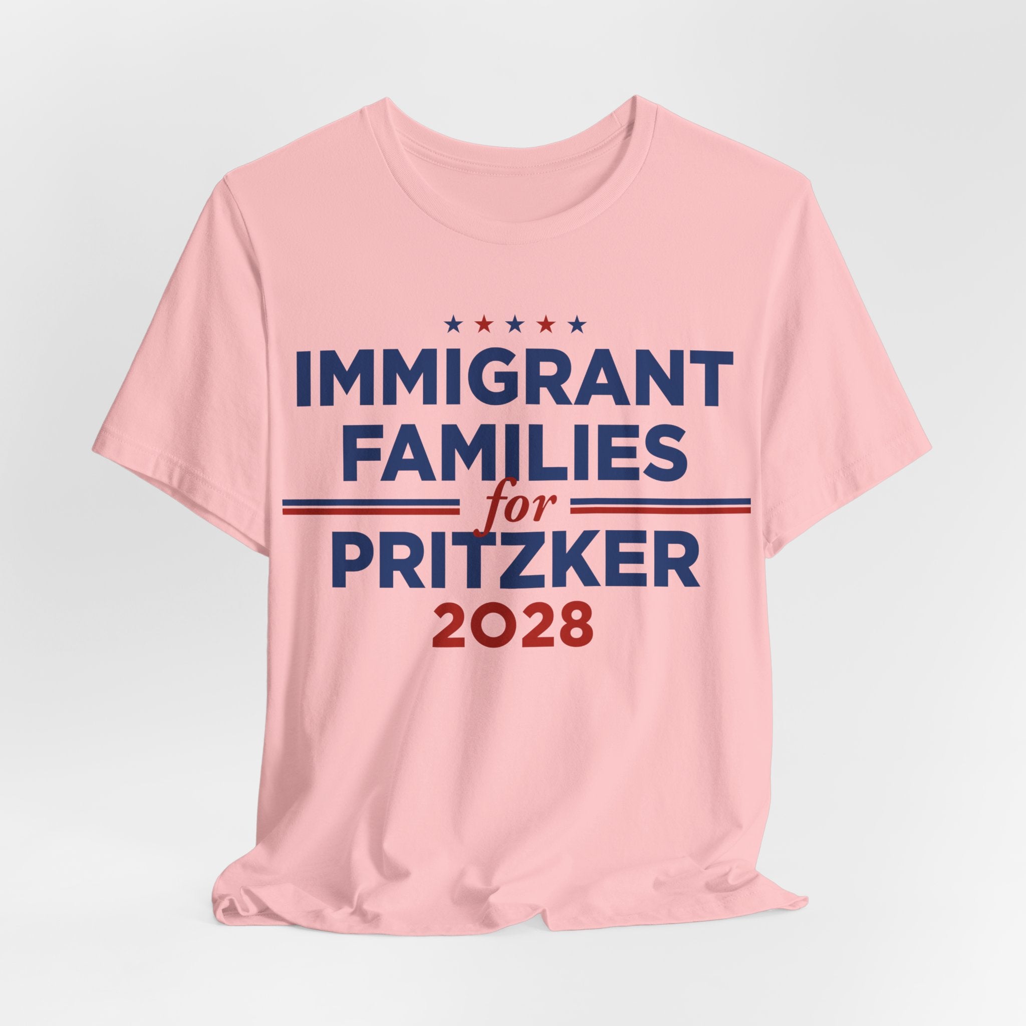 Immigrant Families for J.B. Pritzker for President Campaign T-Shirt 2028