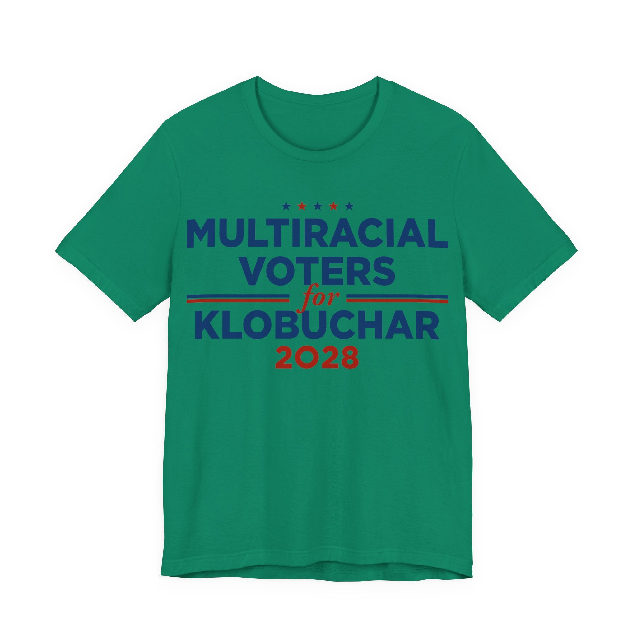 Multiracial Voters for Amy Klobuchar for President Campaign T-Shirt 2028