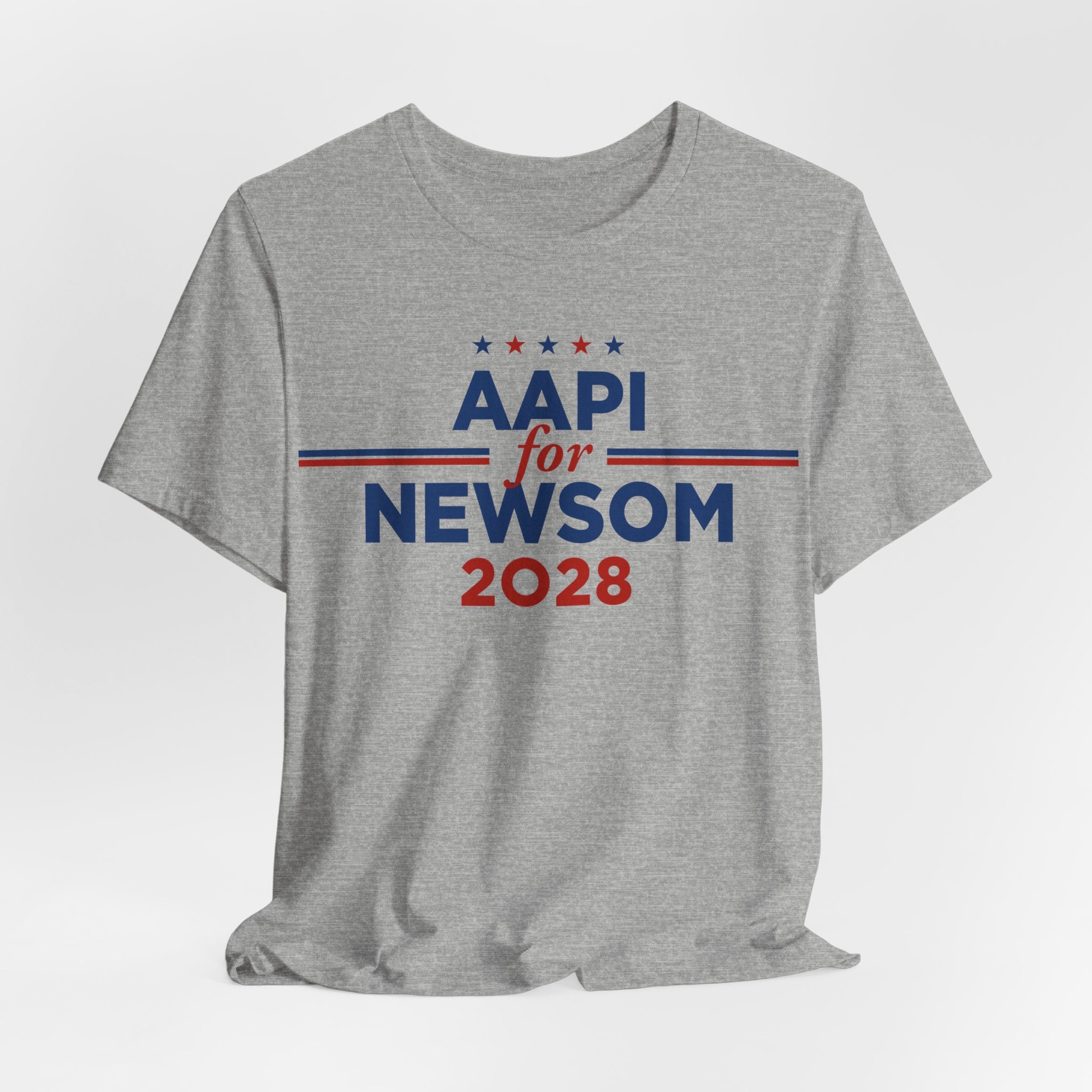 AAPI Asian American and Pacific Islander for Gavin Newsom Campaign T-Shirt for President 2028