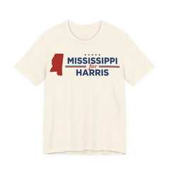 Mississippi for Kamala Harris for President Campaign T-Shirt 2028