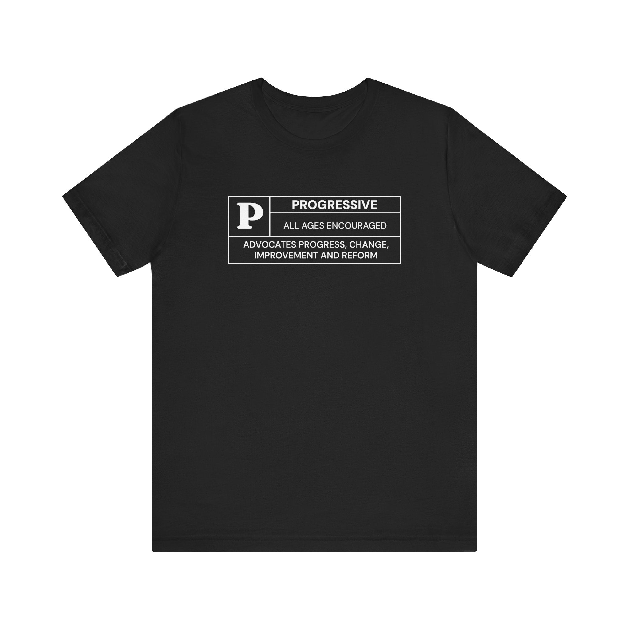 Funny Progressive Ratings Unisex Jersey Short Sleeve T-Shirt