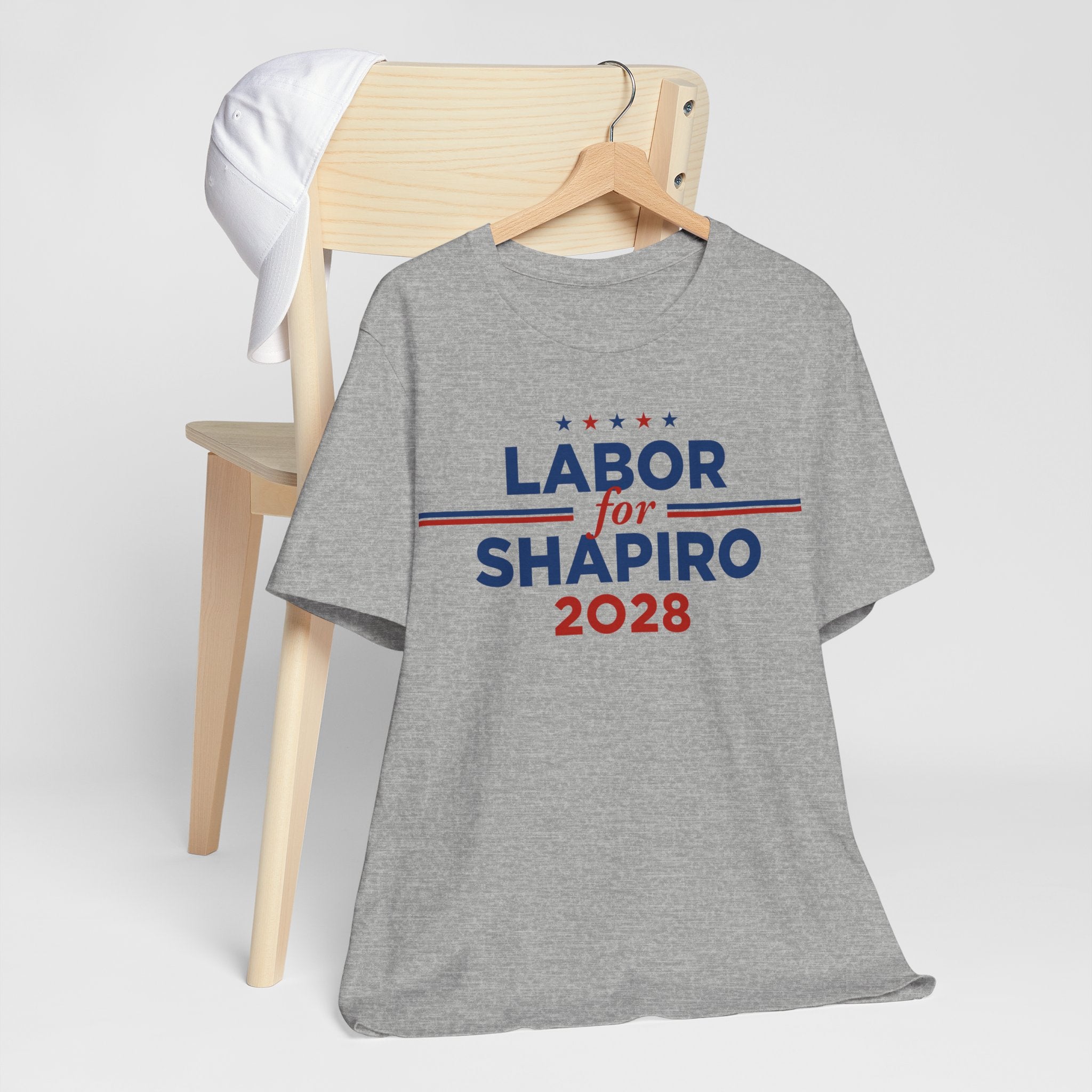 Labor for Josh Shapiro for President Campaign T-Shirt 2028