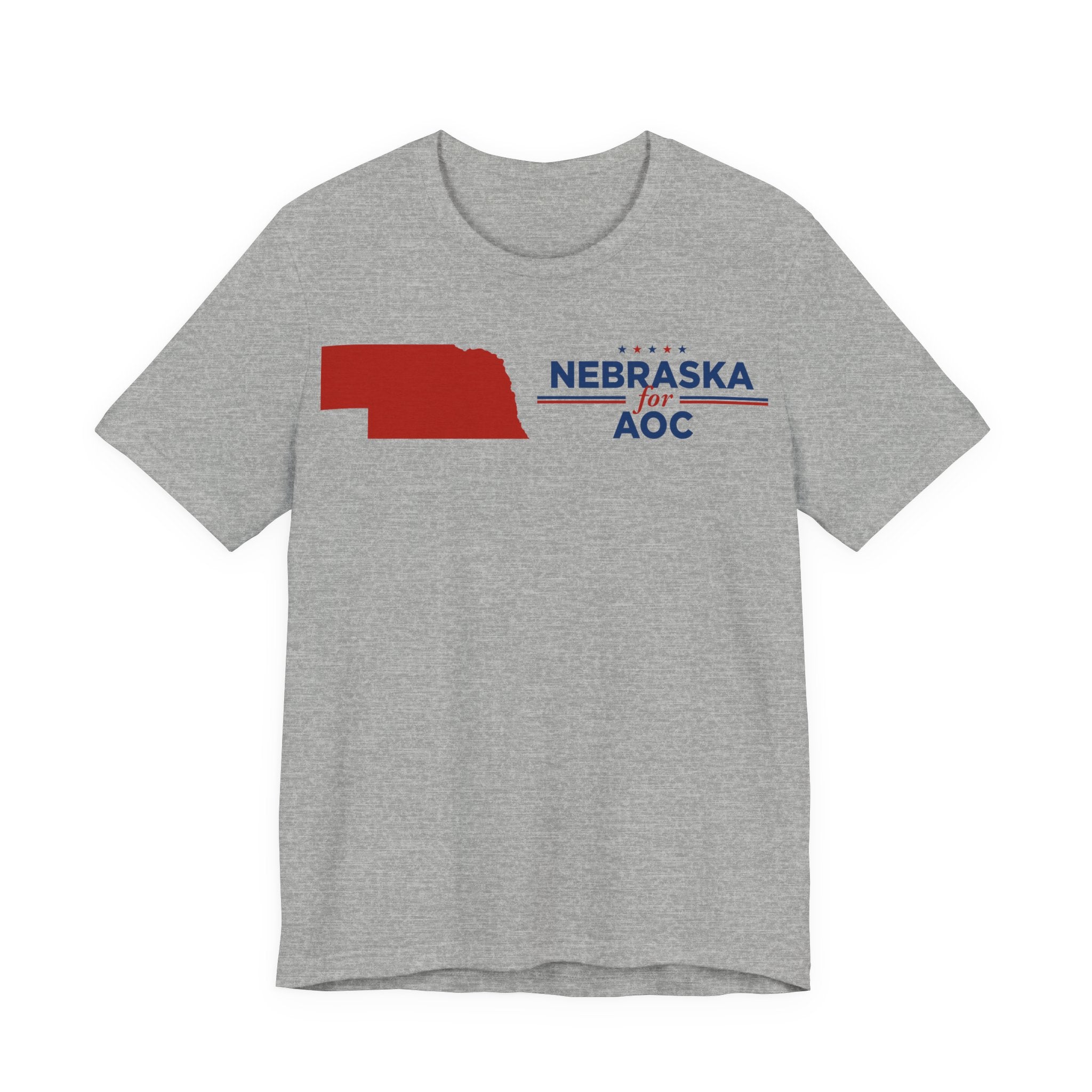 Nebraska for AOC for President Campaign T-Shirt 2028