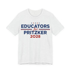 Educators for J.B. Pritzker for President Campaign T-Shirt 2028
