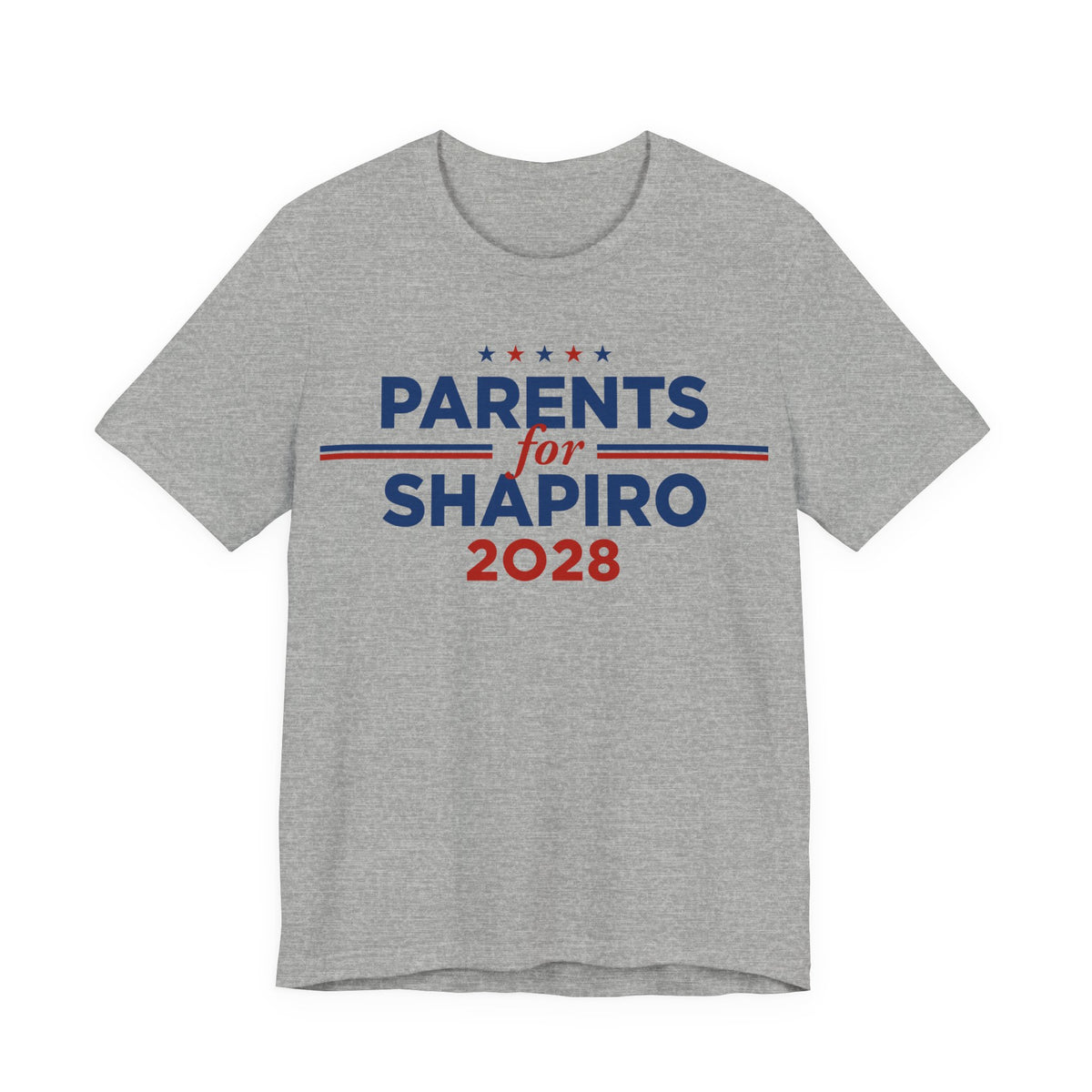 Parents for Josh Shapiro for President Campaign T-Shirt 2028