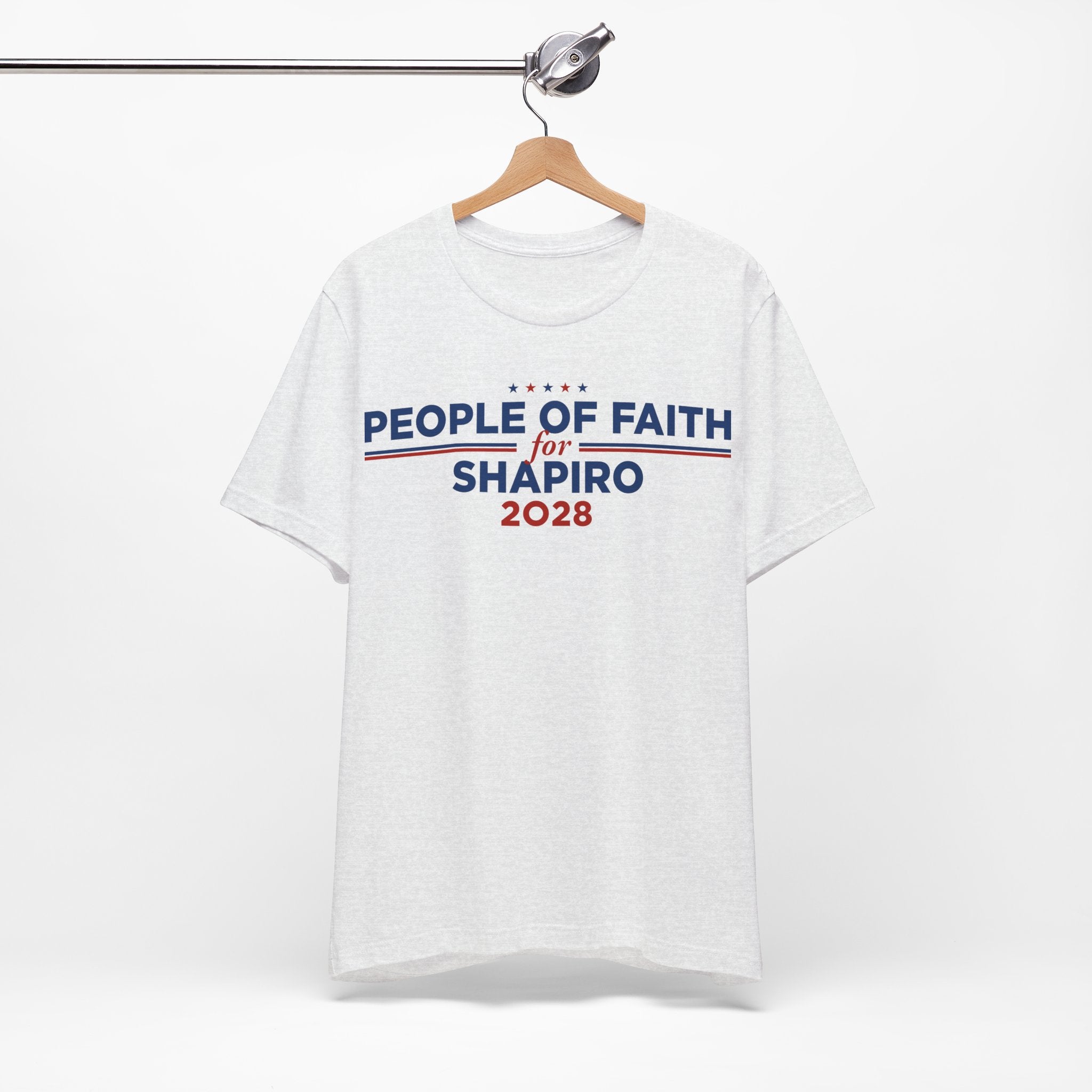 People of Faith for Josh Shapiro for President Campaign T-Shirt 2028