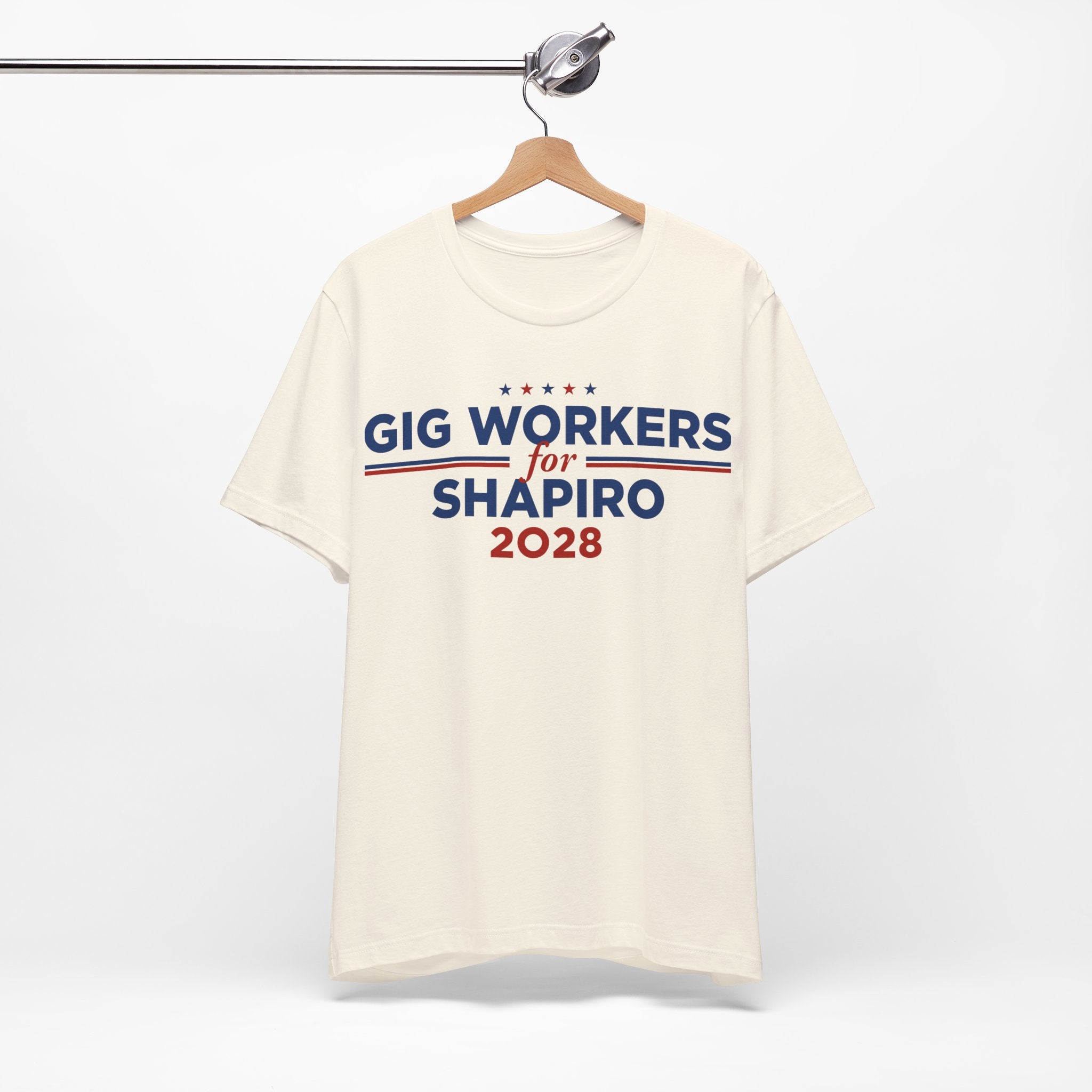 Gig Workers for Josh Shapiro for President Campaign T-Shirt 2028