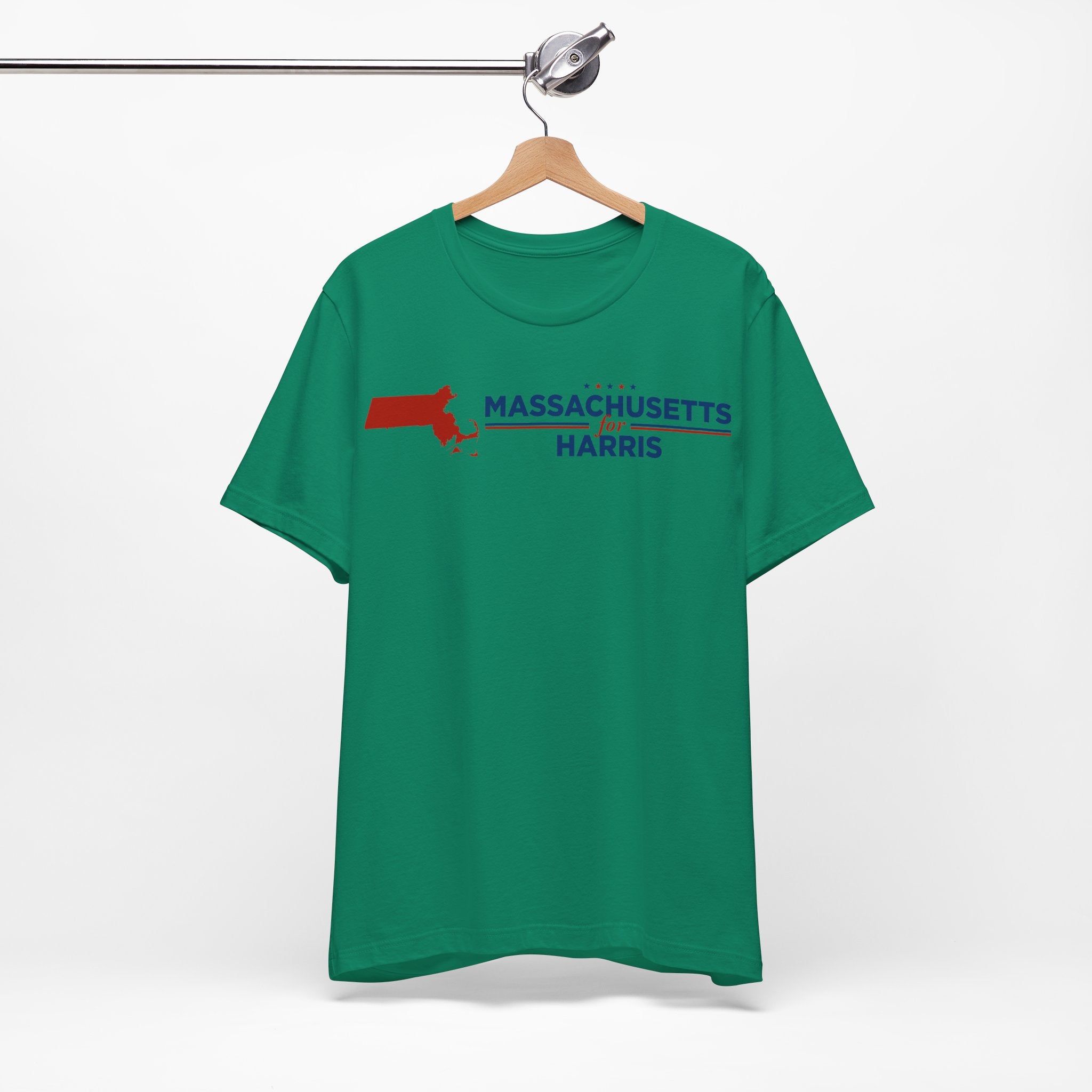 Massachusetts for Kamala Harris for President Campaign T-Shirt 2028