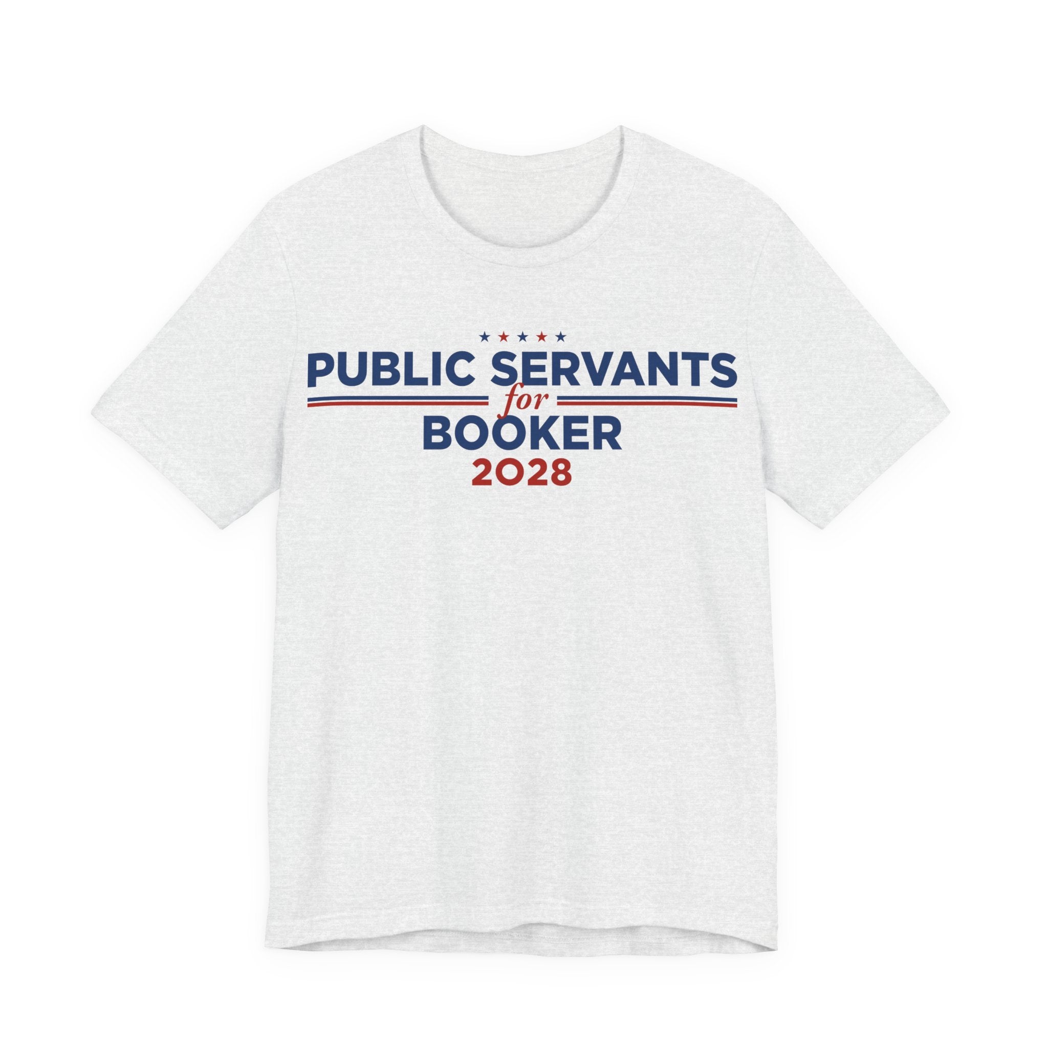 Public Servants for Cory Booker for President Campaign T-Shirt 2028