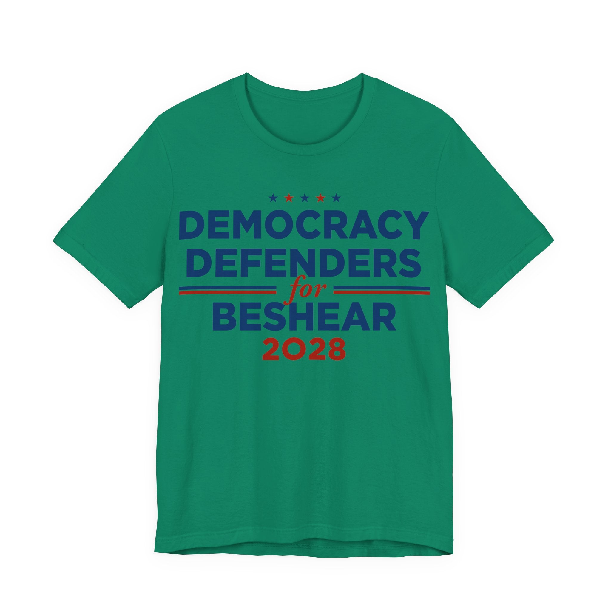Democracy Defenders for Beshear 2028 T-Shirt | Bella+Canvas 3001 Political Graphic Tee