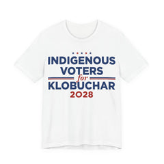 Indigenous Voters / Native Americans for Amy Klobuchar for President Campaign T-Shirt 2028