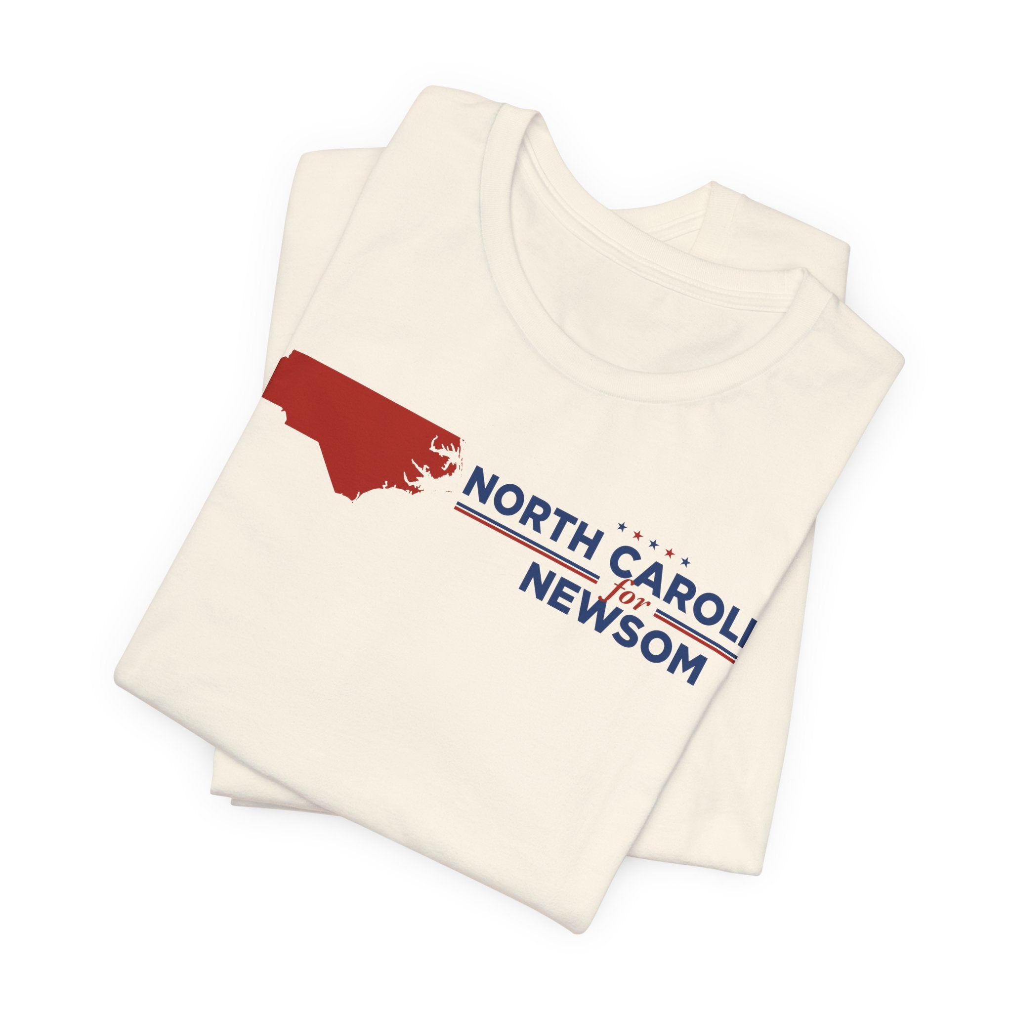 North Carolina for Gavin Newsom for President Campaign T-Shirt 2028